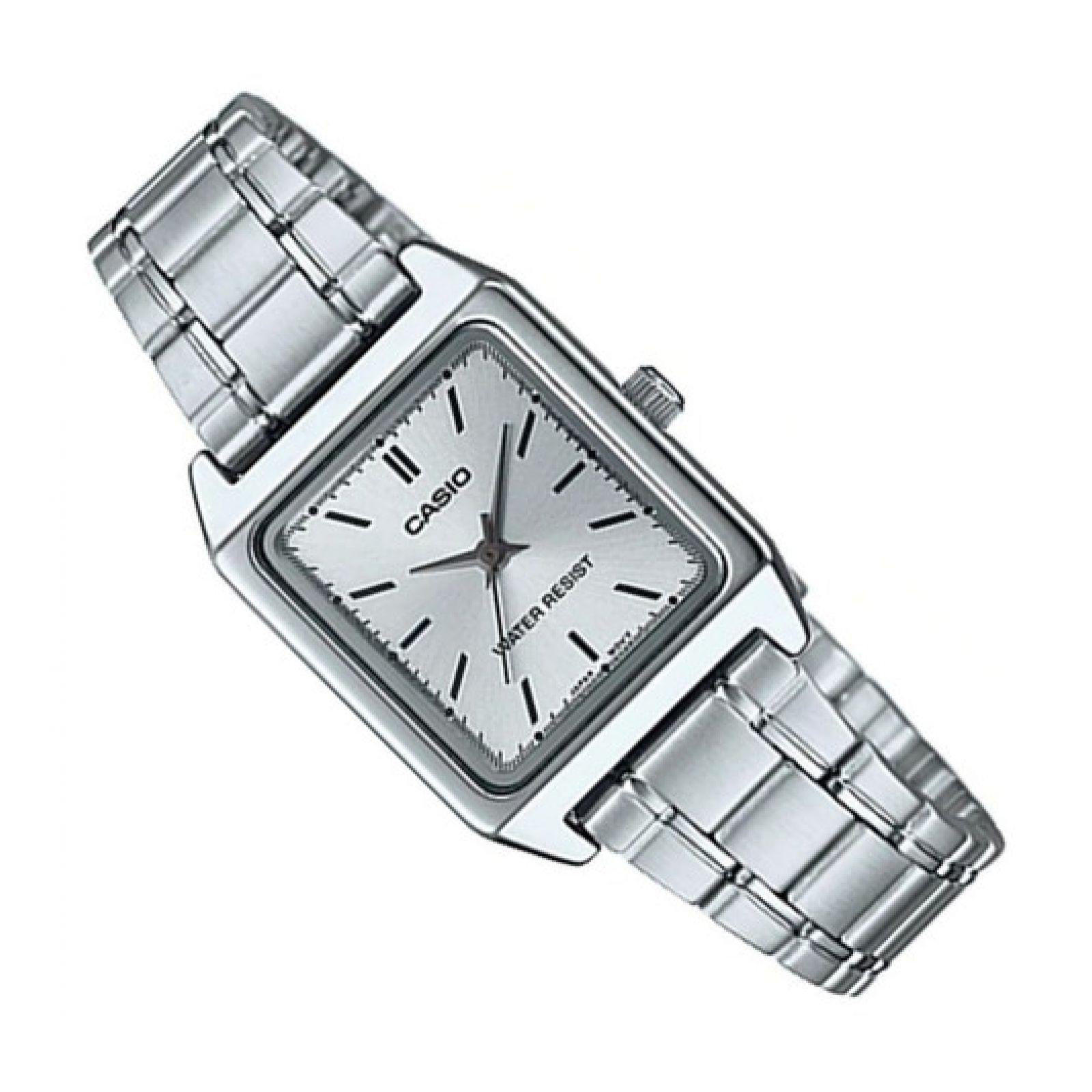 Reloj Casio LTP-V007D-7E Plateado Mujer-1