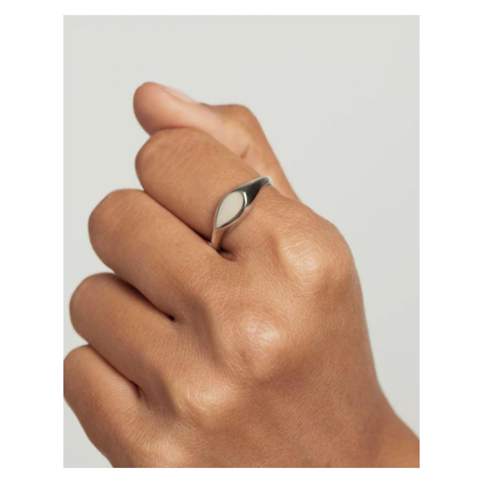Anillo PDPaola An02-A53-14 Plateado Mujer-1