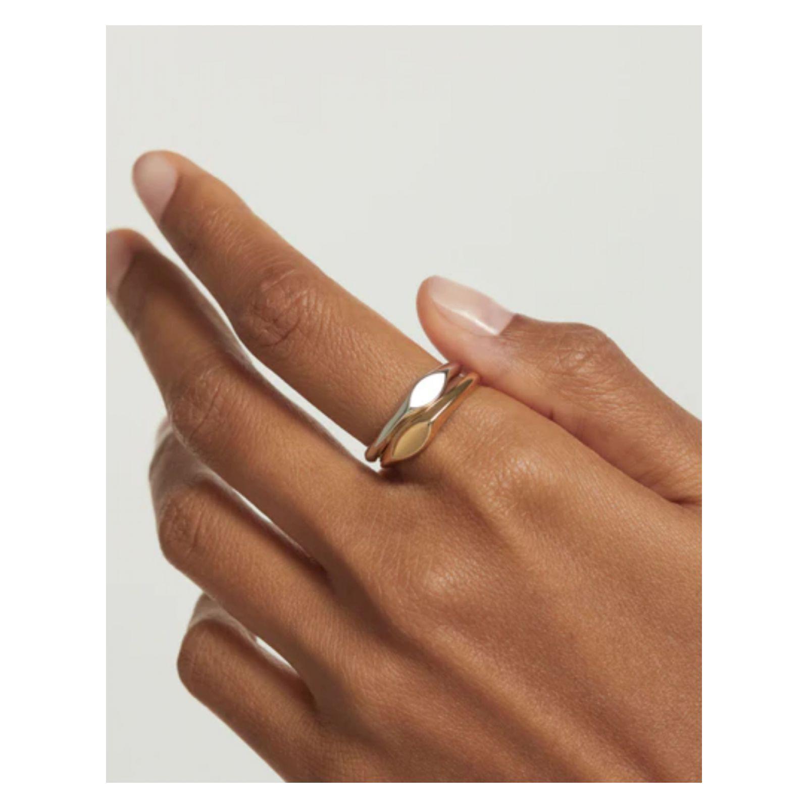 Anillo PDPaola An02-A53-14 Plateado Mujer-2