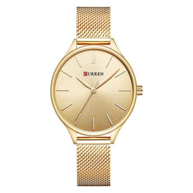 Reloj Curren KREB7318 Cuarzo Dorado-2