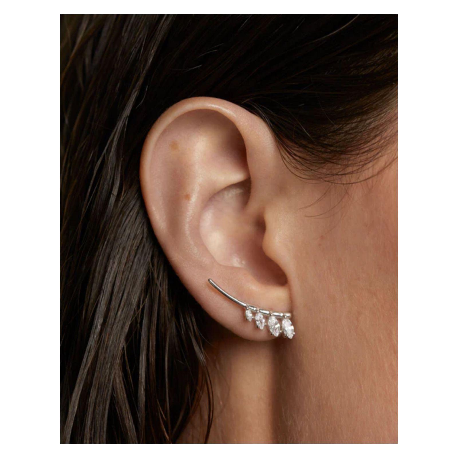 Aretes PDPaola Ar02-879-U Plateado Mujer-2