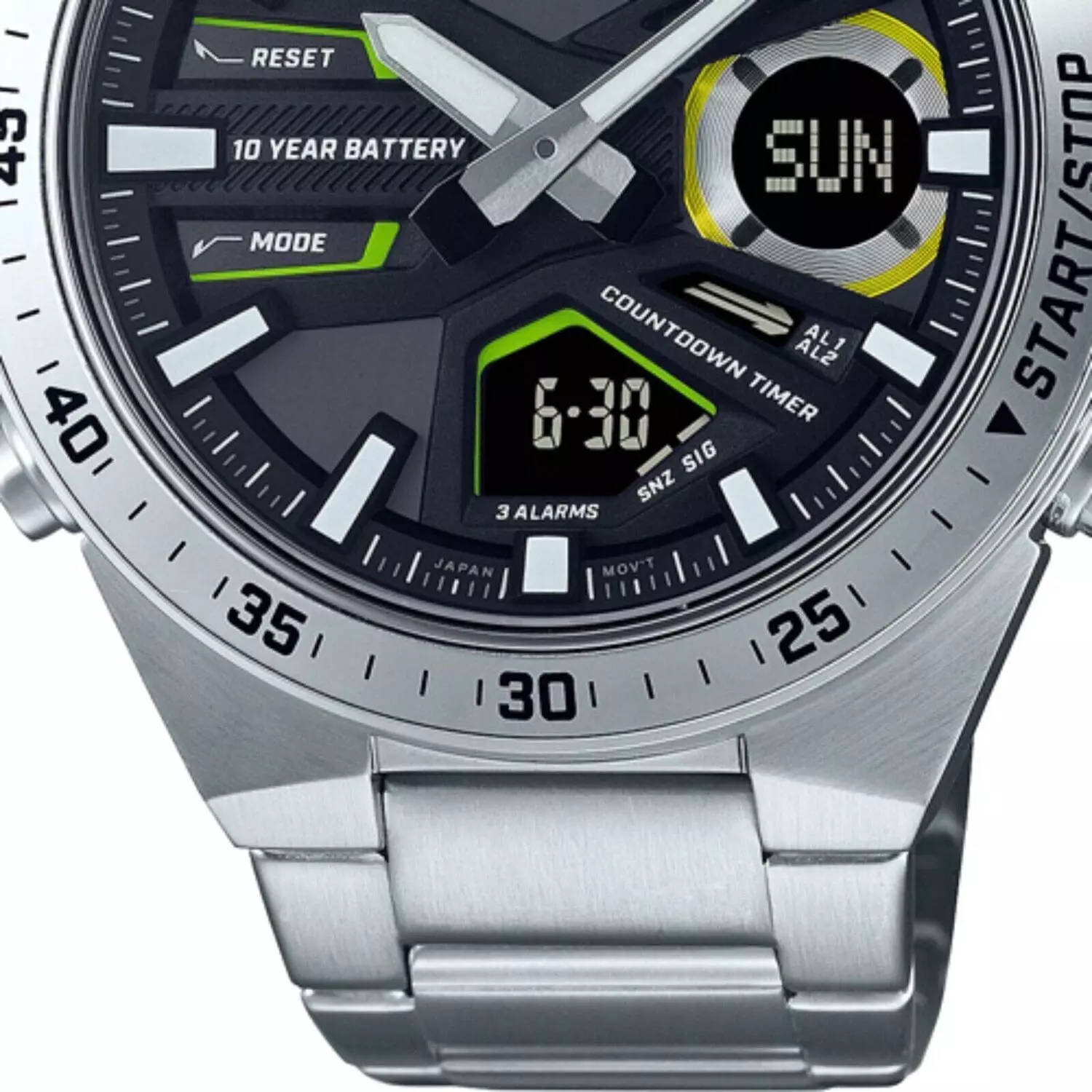 Reloj Casio EFVC110D-1A3VDF Plateado Hombre-2