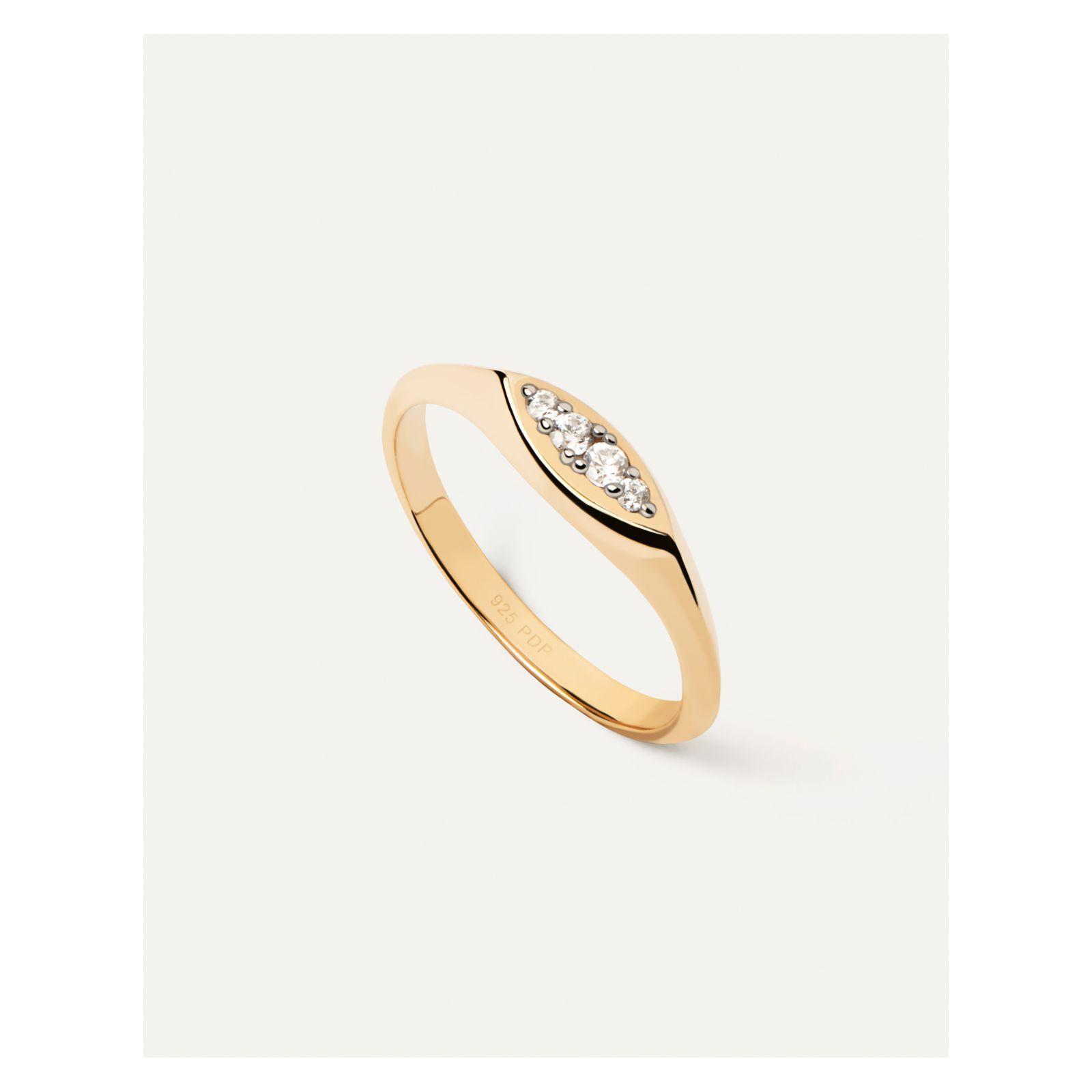 Anillo PDPaola An01-A52-12 Dorado Mujer-0