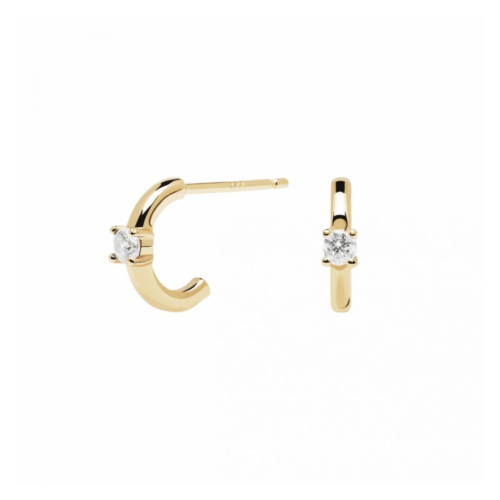 Aretes PDPaola Ar01-334-U Plateado Mujer-1