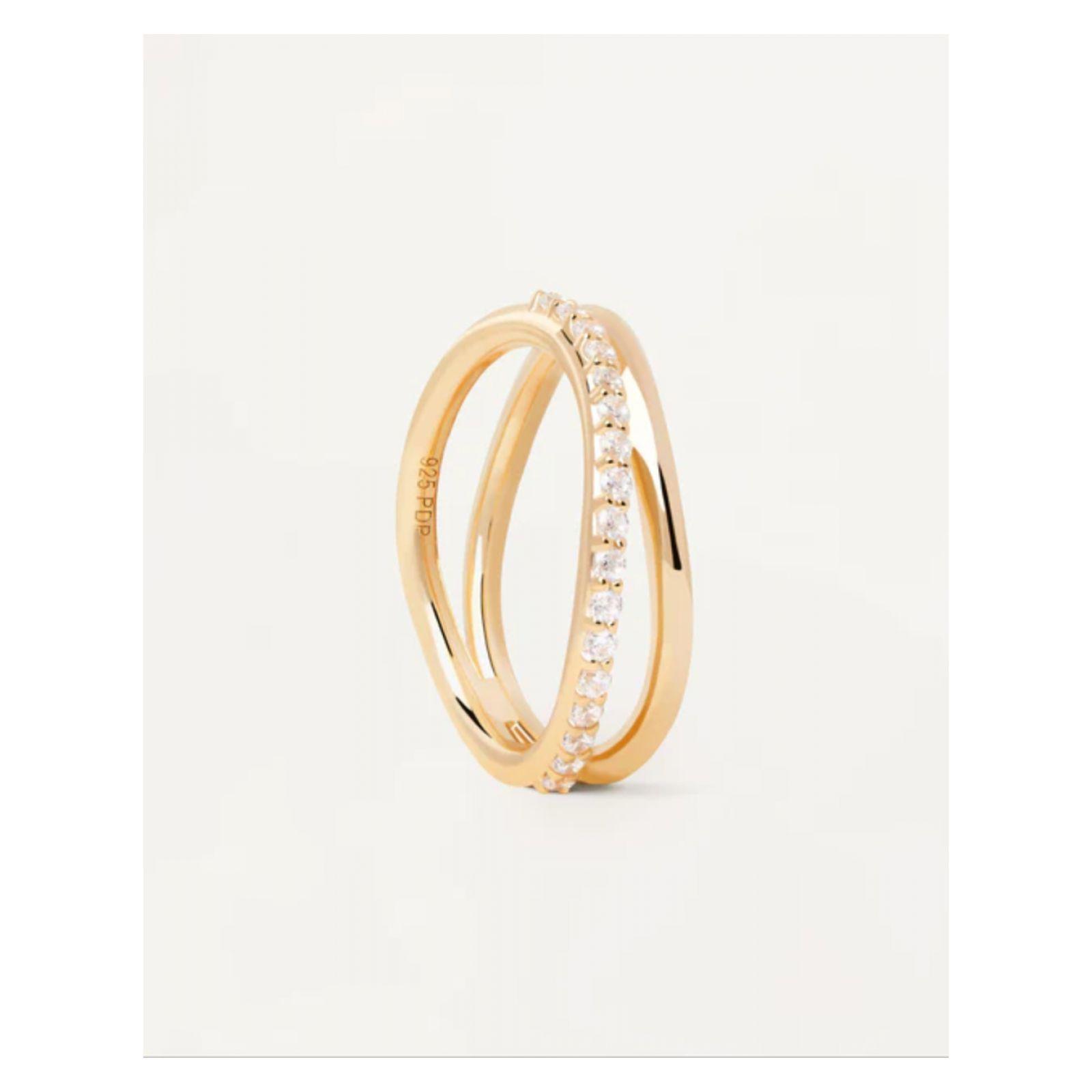 Anillo PDPaola An01-844-12 Dorado Mujer-0