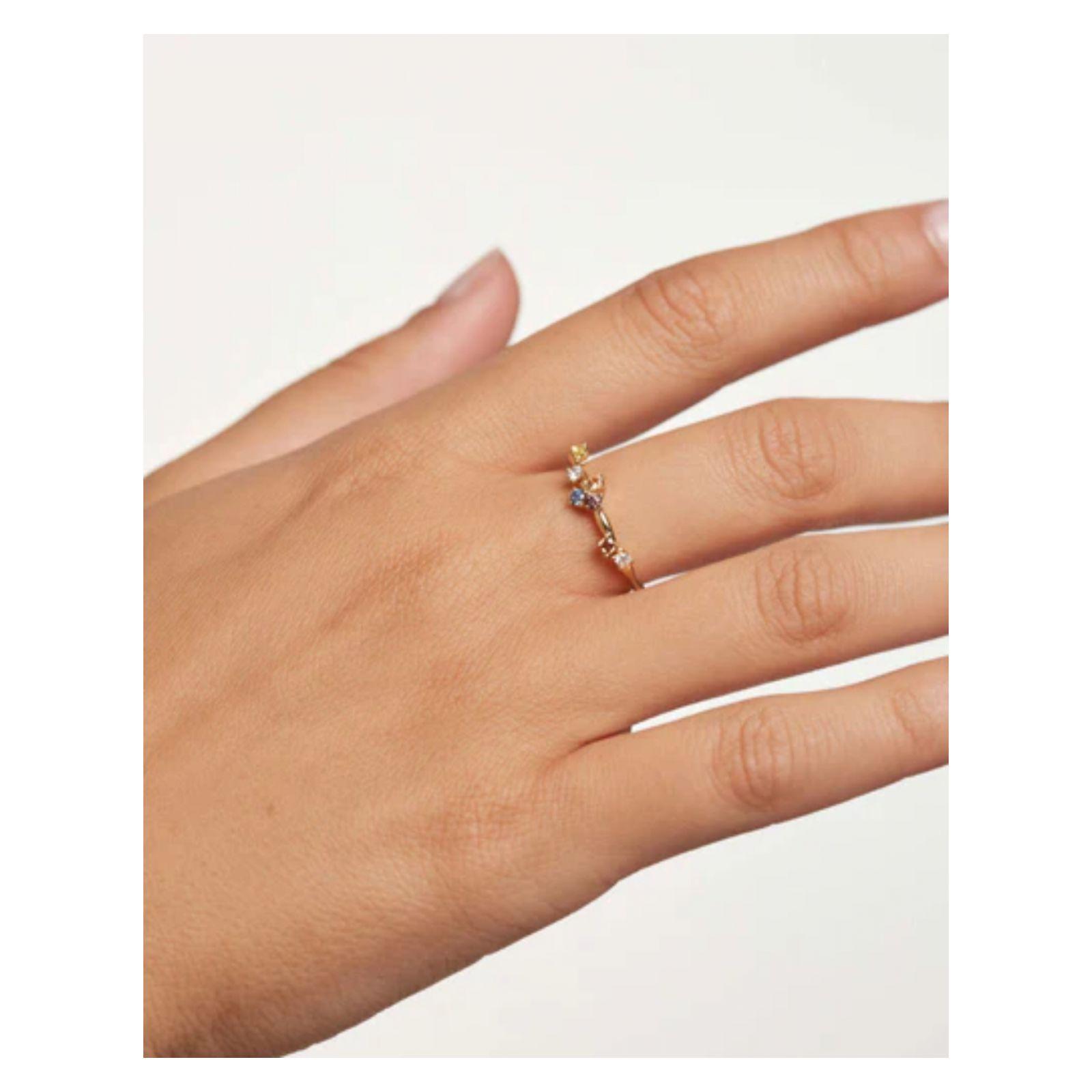 Anillo PDPaola An01-210-16 Dorado Mujer-1