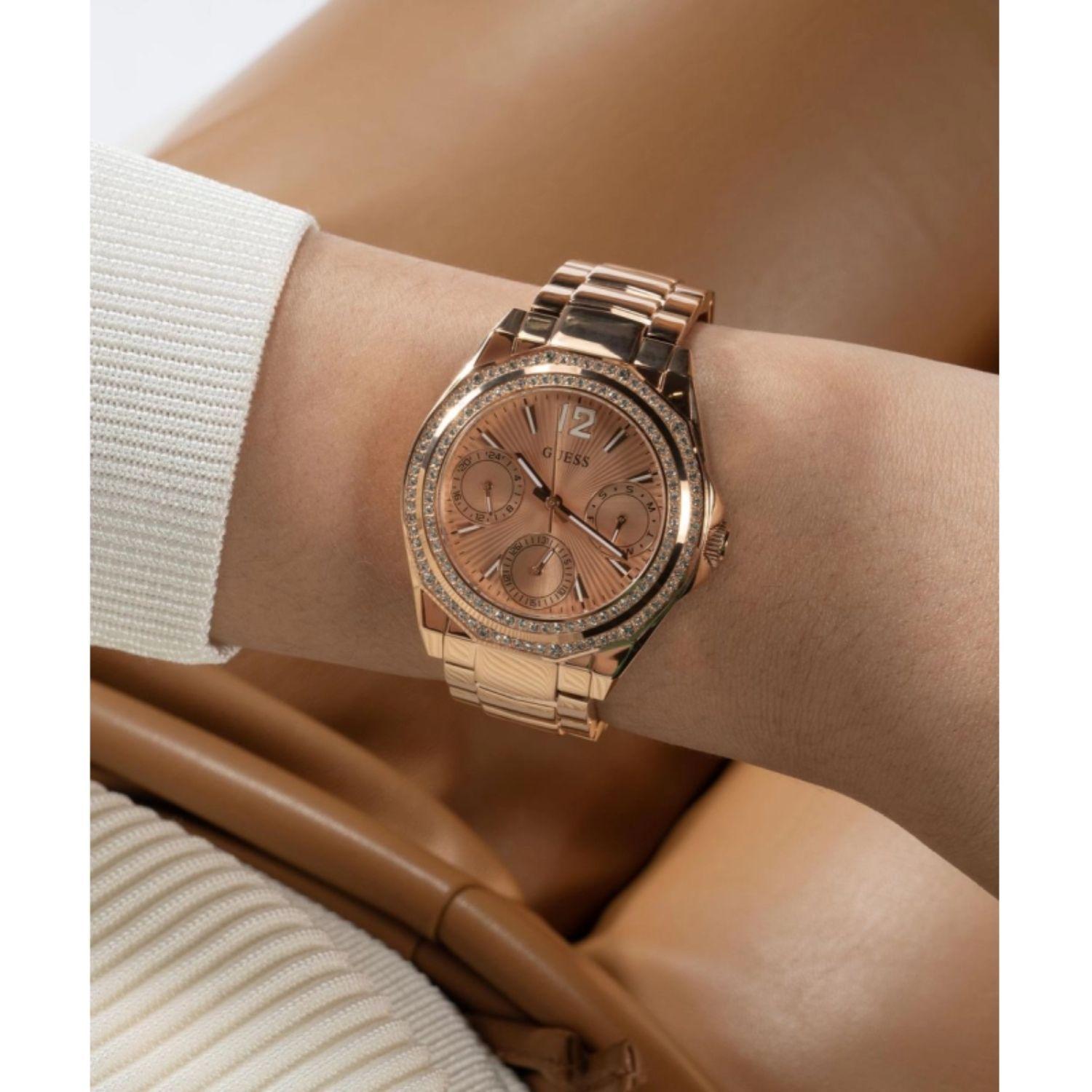 Reloj Guess Gw0685L3 Ritzy Cuarzo Rose Gold-3