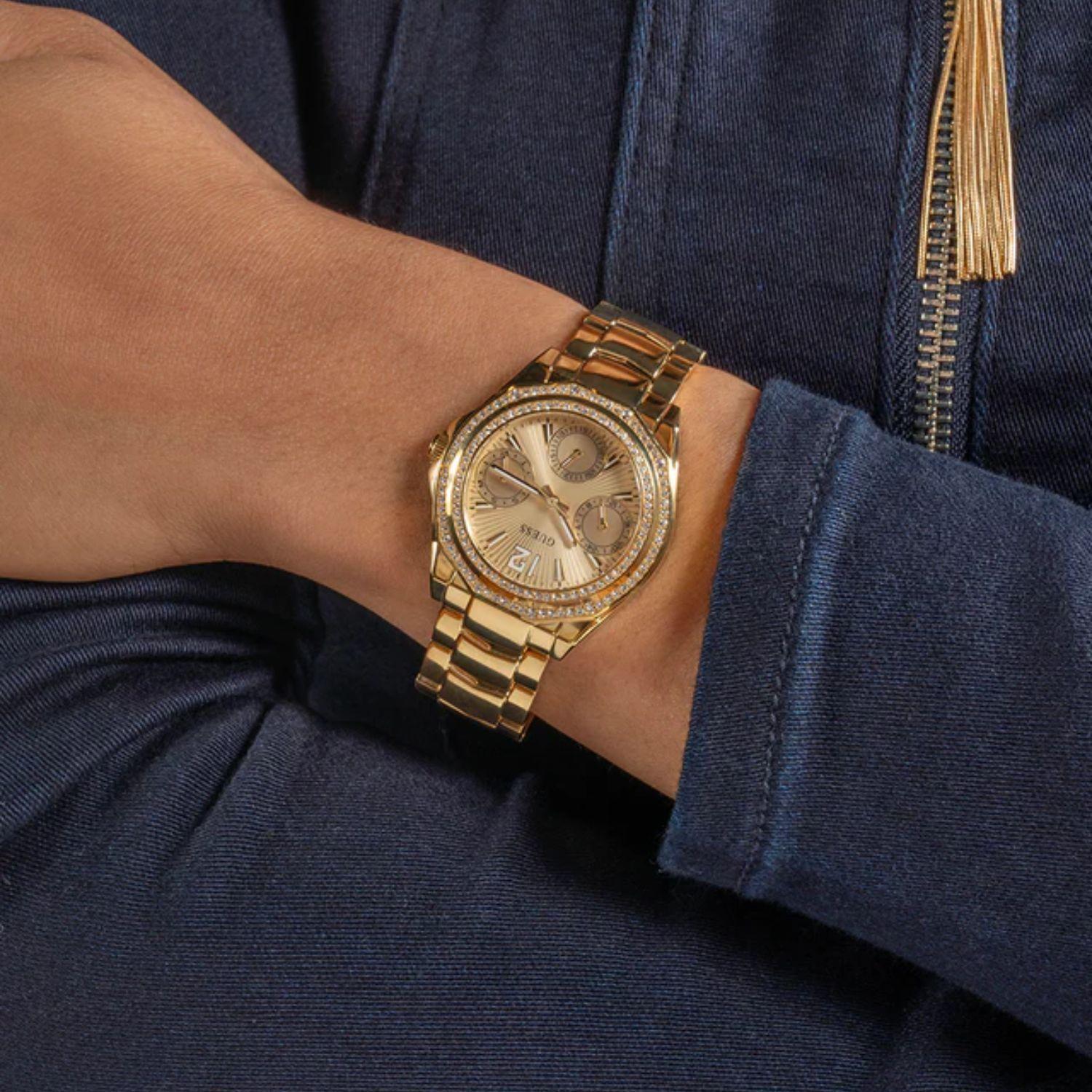 Reloj Guess Gw0685L2 Ritzy Cuarzo Dorado-3