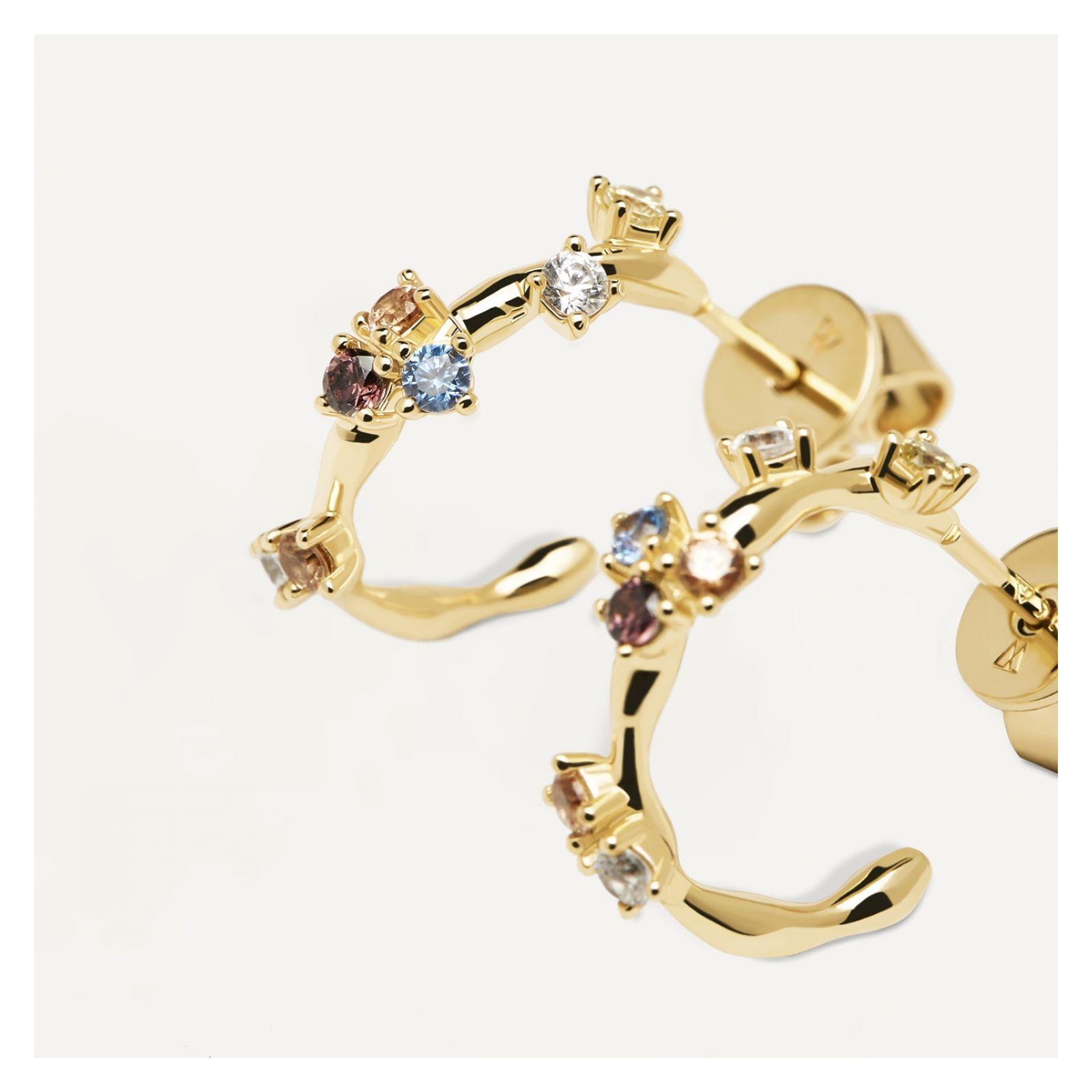 Aretes PDPaola Ar01-289-U Plateado Mujer-1