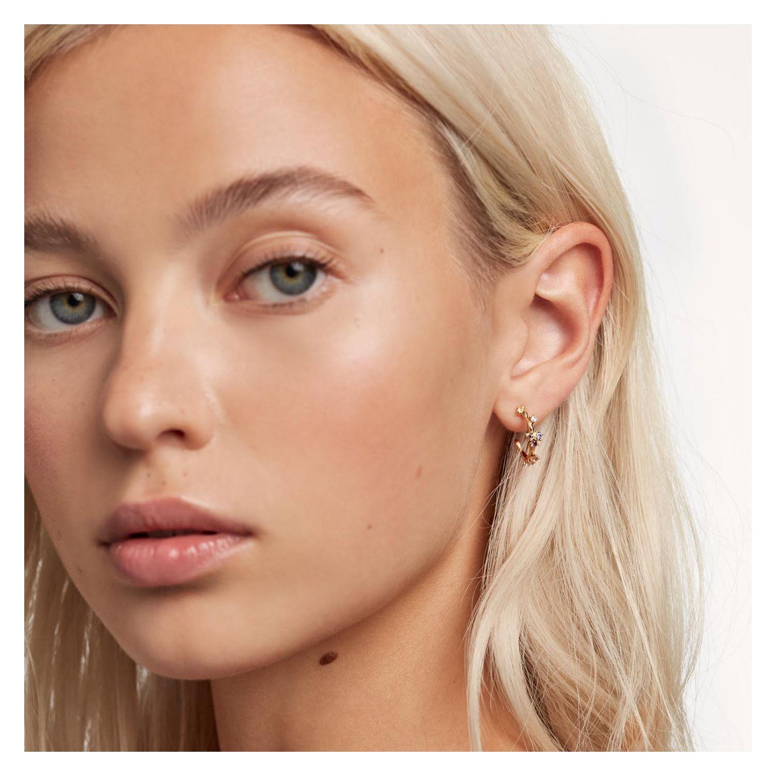 Aretes PDPaola Ar01-289-U Plateado Mujer-2