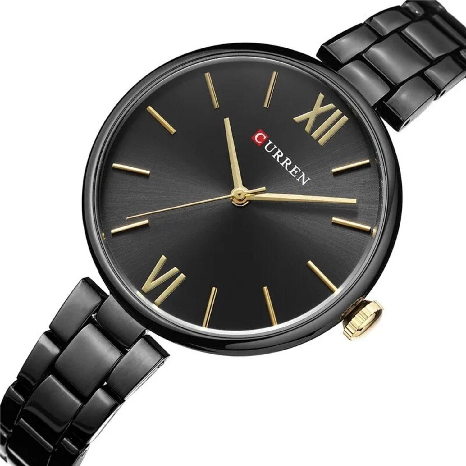 Reloj Curren KREB7101 Cuarzo Negro-3