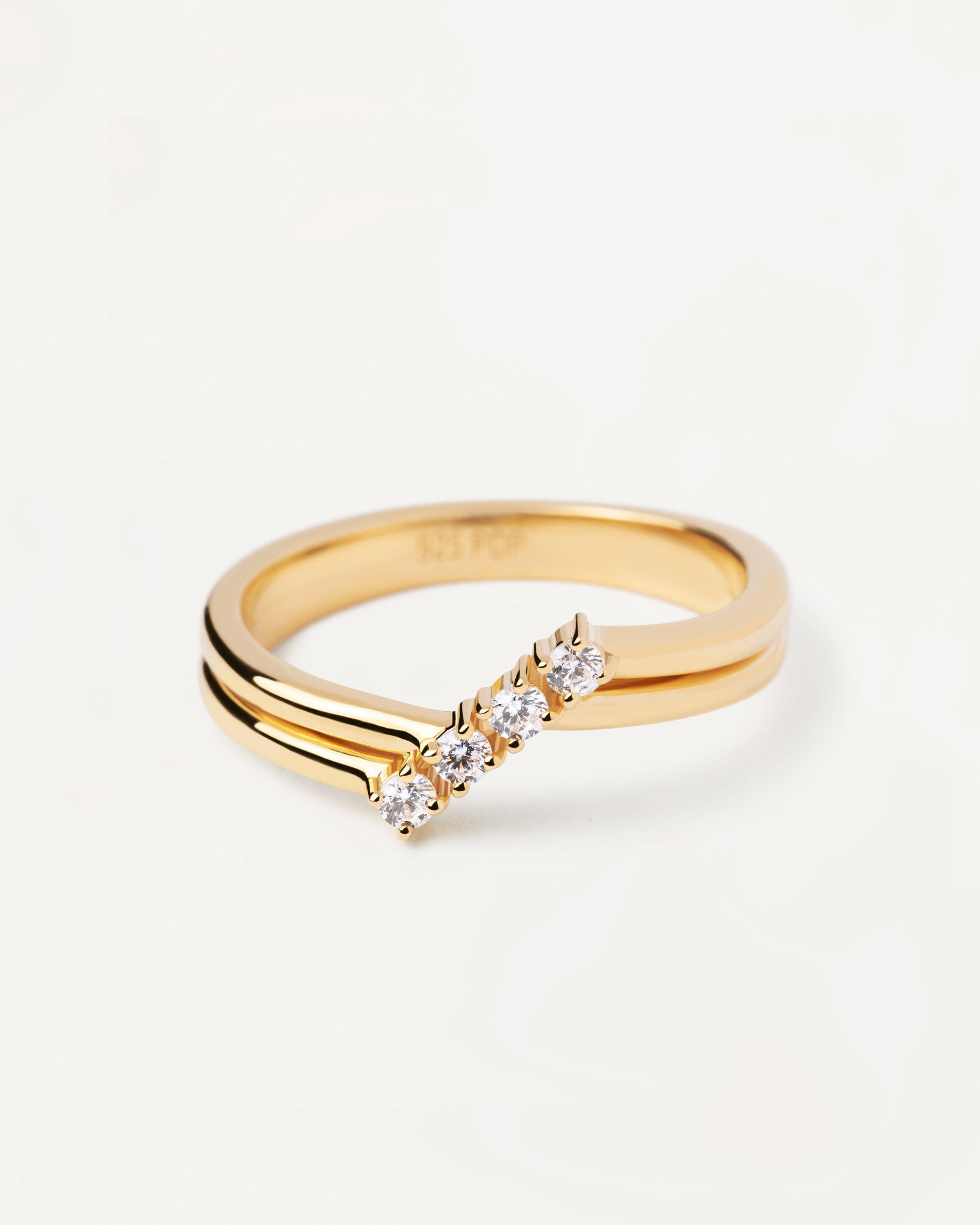 Anillo PDPaola An01-870-16 Dorado Mujer-0