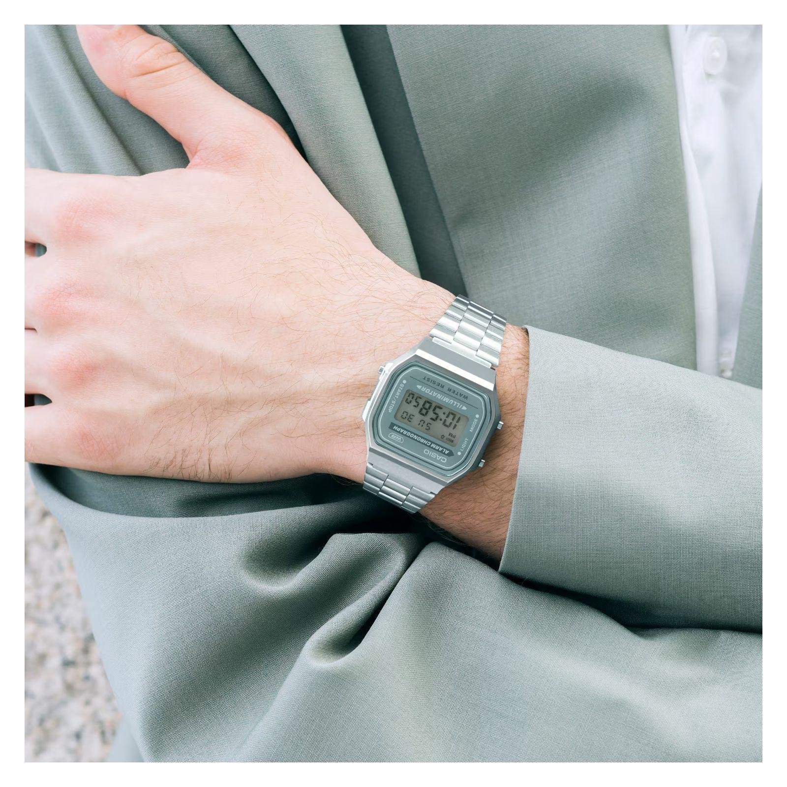 Reloj Casio A168WA-3AYDF Unisexo Digital-2