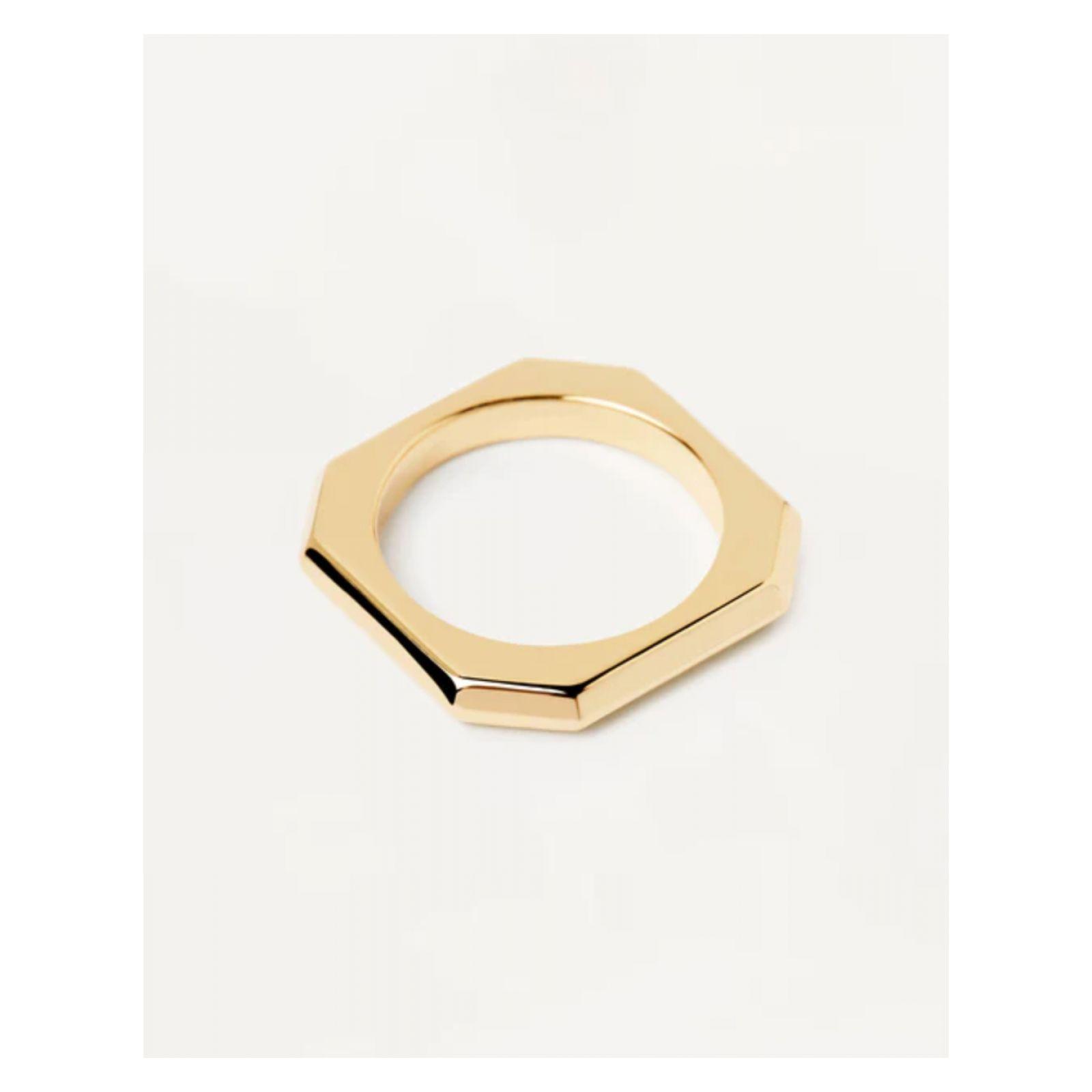 Anillo PDPaola An01-378-14 Dorado Mujer-0