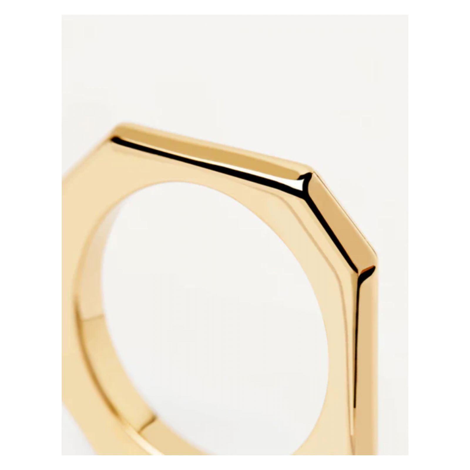 Anillo PDPaola An01-378-14 Dorado Mujer-3