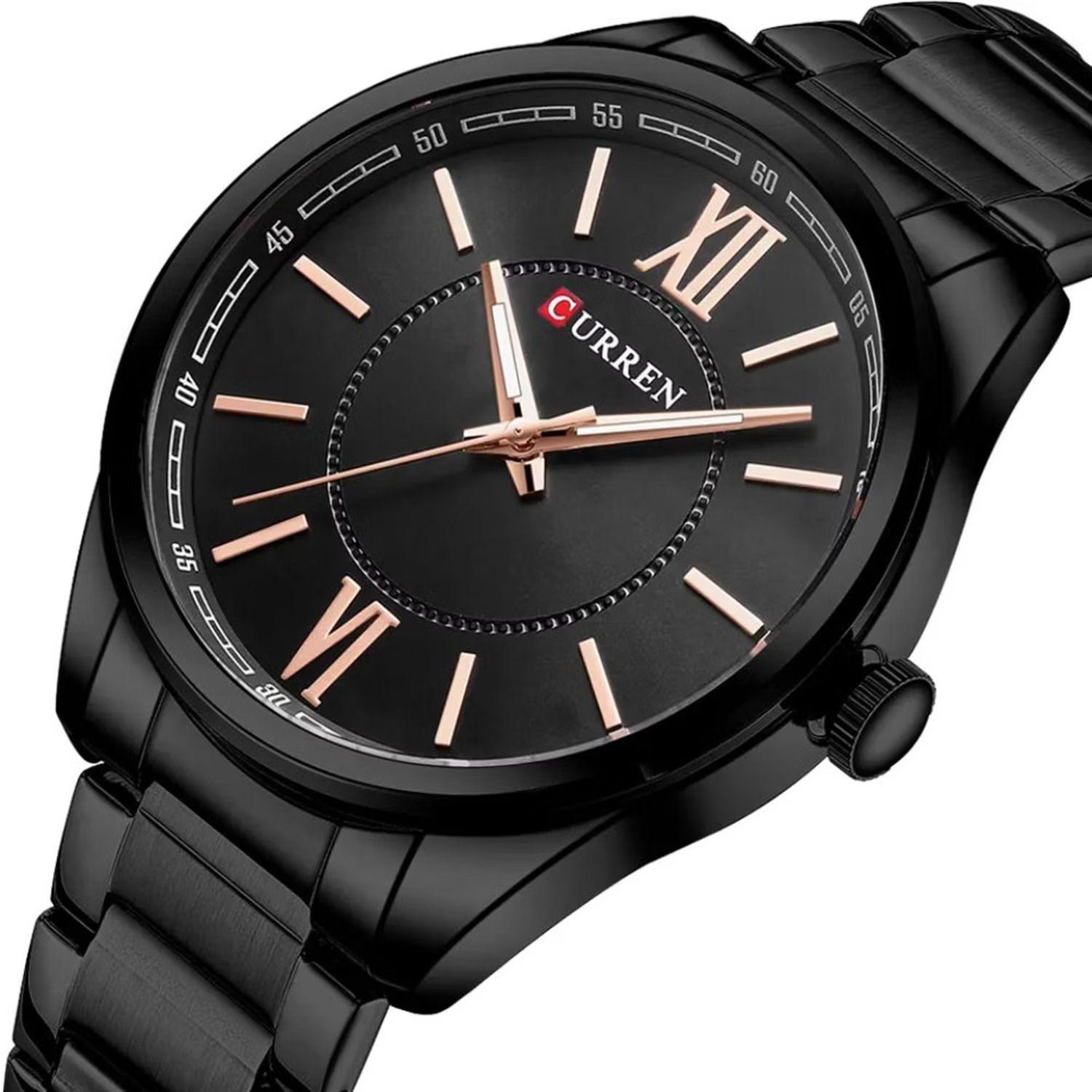 Reloj Curren KRED630101 Cuarzo Negro-1