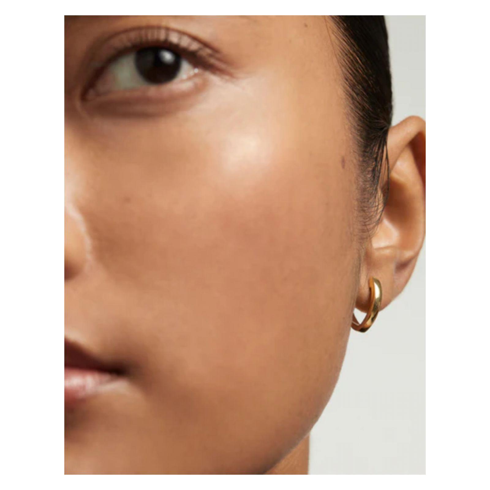 Aretes PDPaola Ar01-A16-U Dorado Unisex-1