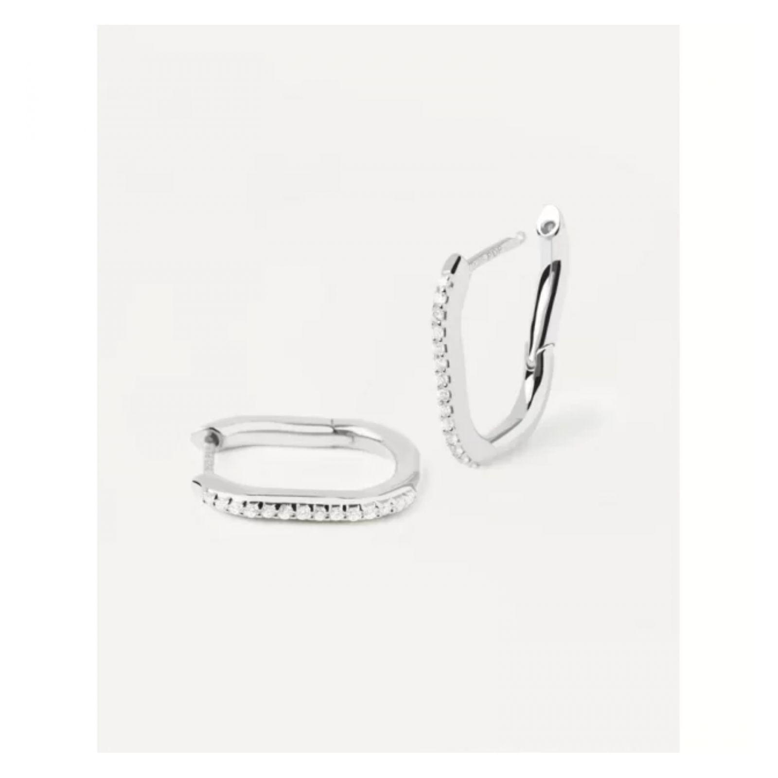 Aretes PDPaola Ar02-571-U Plateado Mujer-3