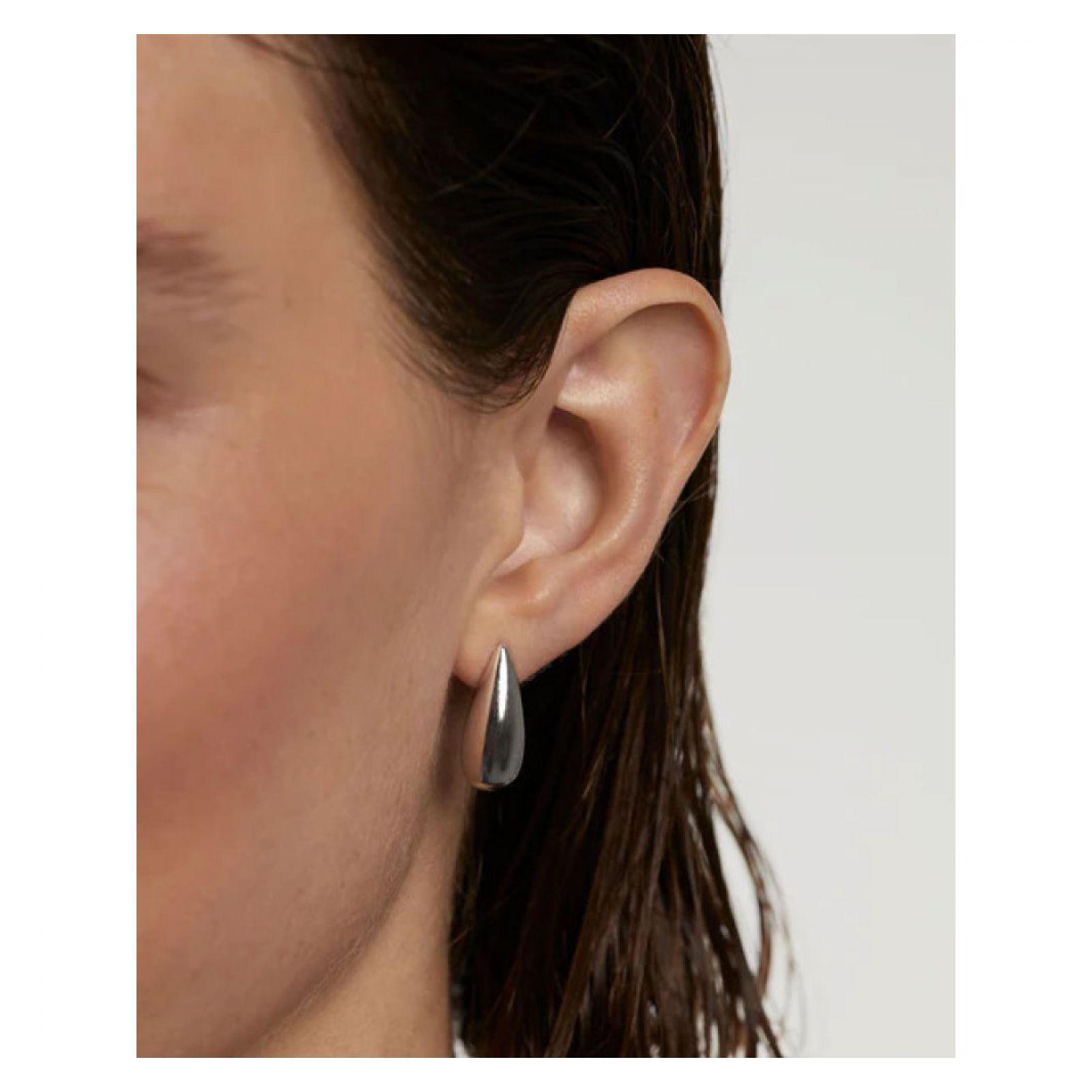 Aretes PDPaola Ar02-882-U Plateado Mujer-2