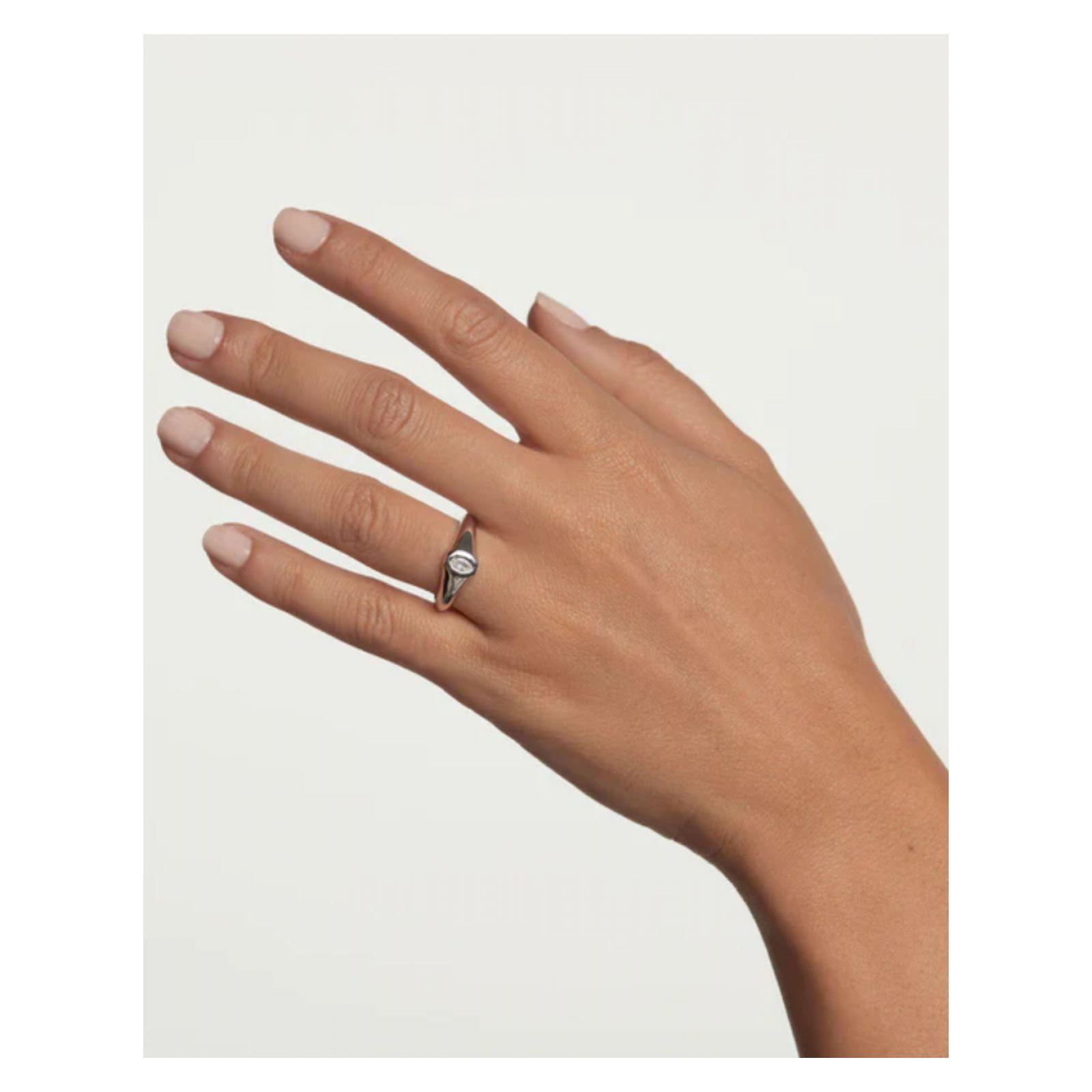 Anillo PDPaola An02-A03-10 Plateado Mujer-1