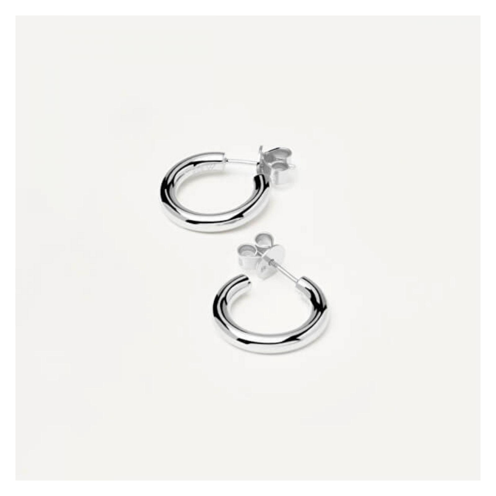 Aretes PDPaola Ar02-377-U Plateado Mujer-2