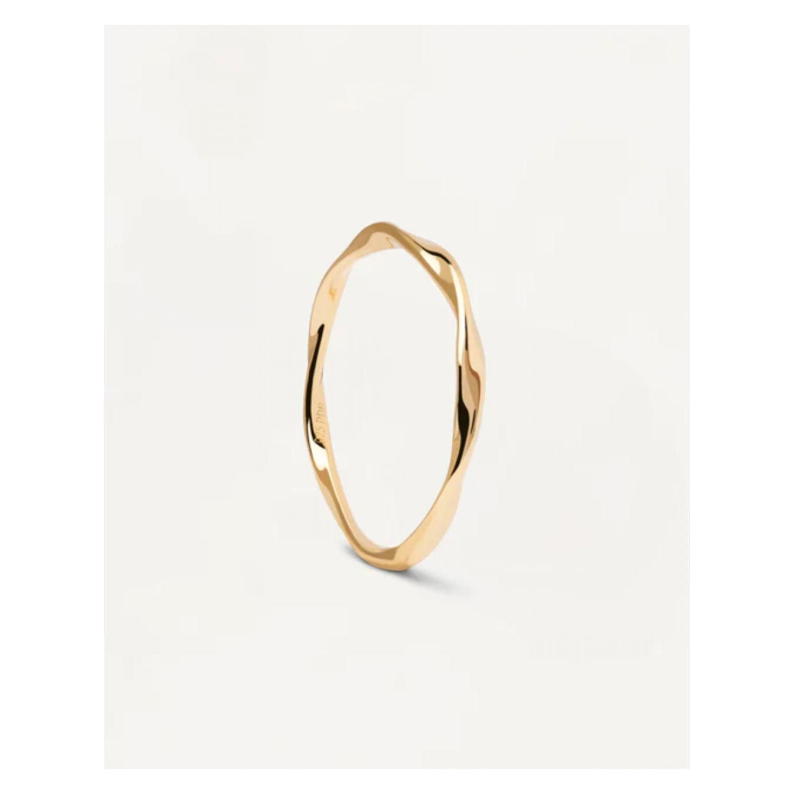 Anillo PDPaola An01-804-14 Dorado Mujer-0