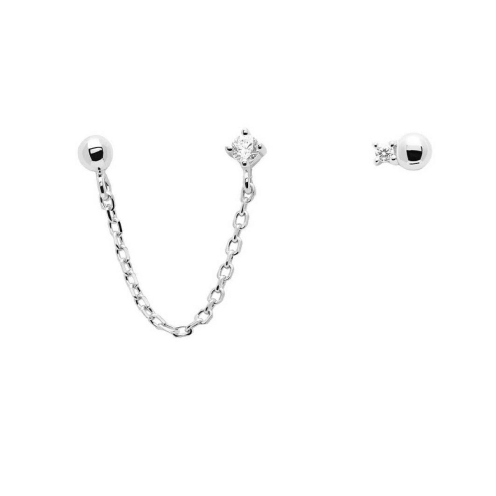 Aretes PDPaola Ar02-384-U Plateado Mujer-0