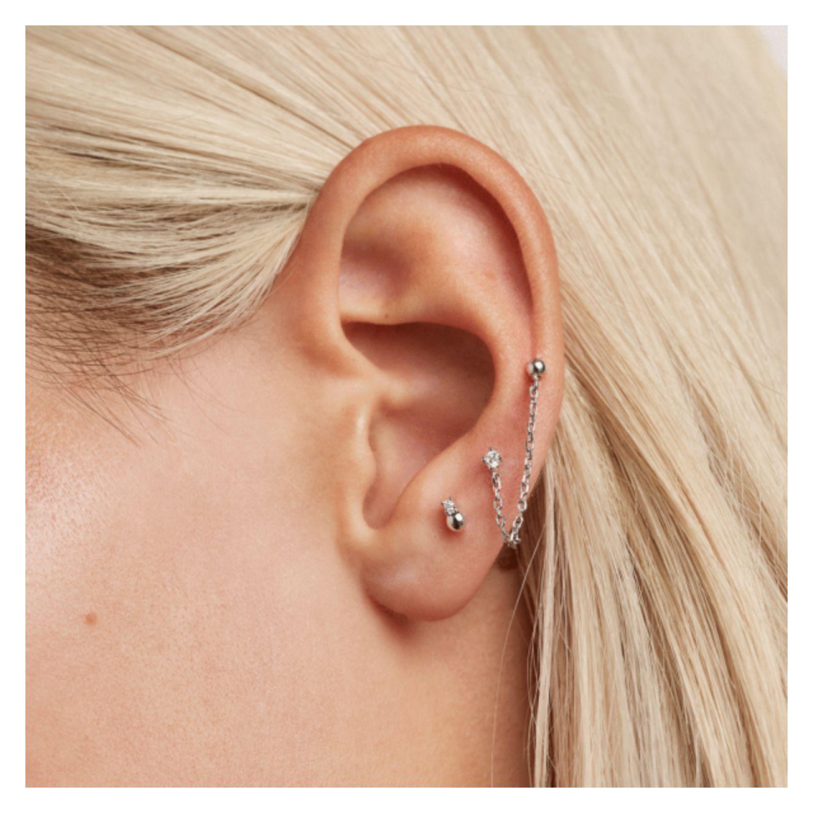 Aretes PDPaola Ar02-384-U Plateado Mujer-1
