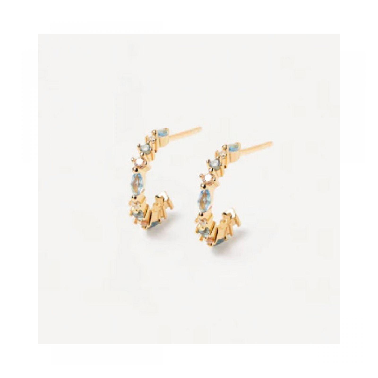 Aretes PDPaola Ar01-219-U Plateado Mujer-2