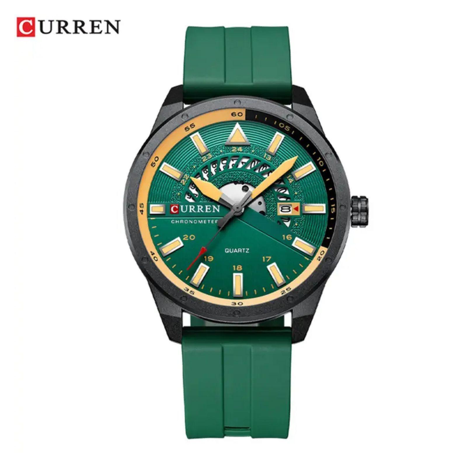 Reloj Curren KRED5407 Cuarzo Verde-0