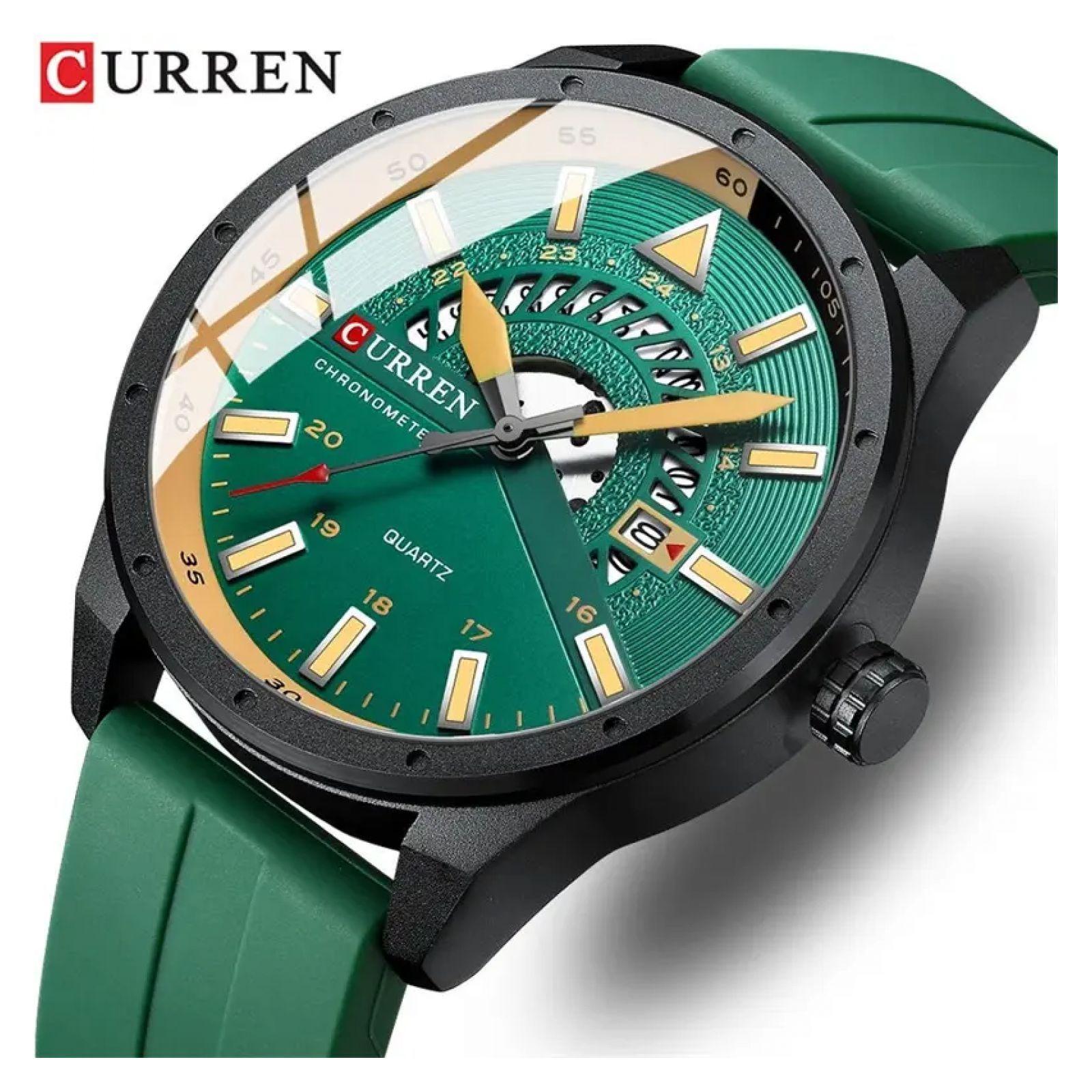 Reloj Curren KRED5407 Cuarzo Verde-1