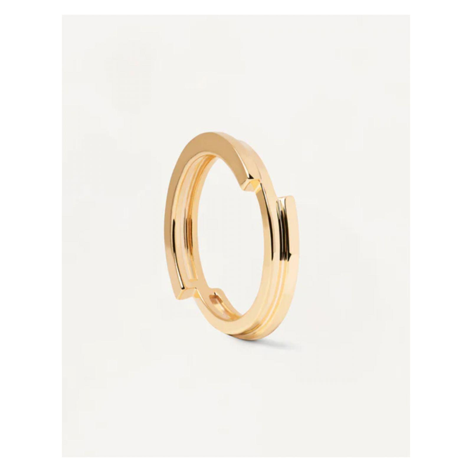 Anillo PDPaola An01-898-14 Dorado Mujer-0