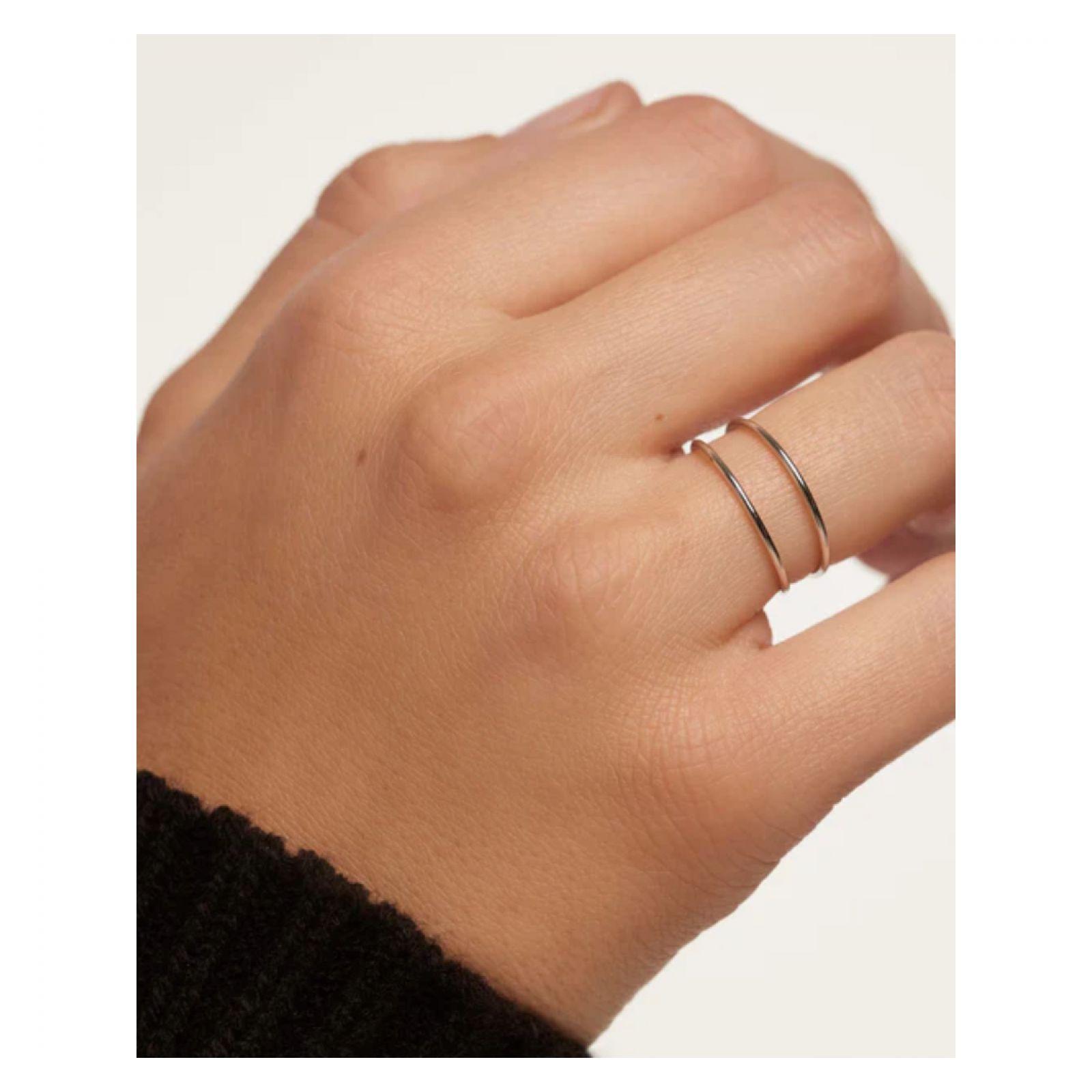 Anillo PDPaola An02-159-16 Plateado Mujer-1