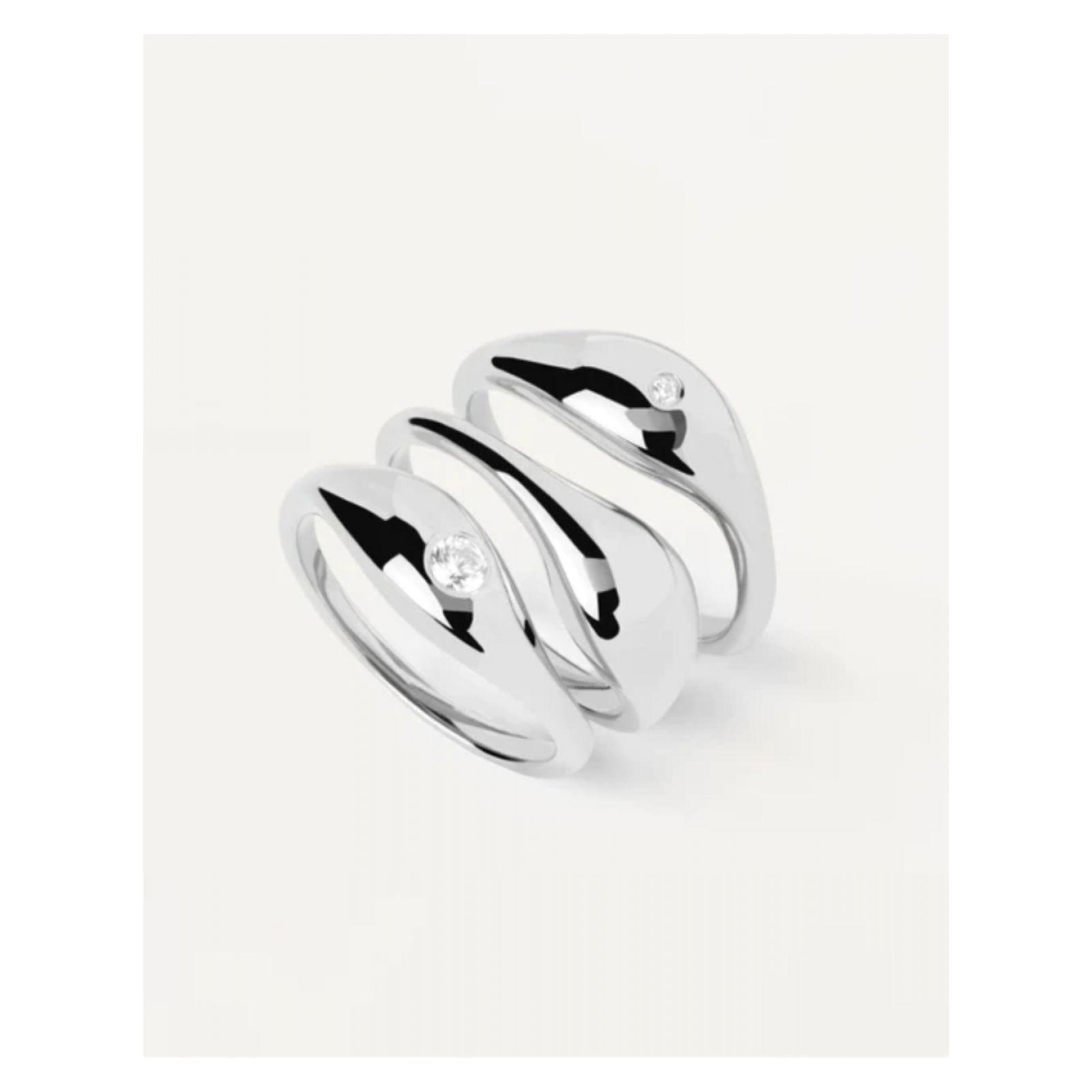 Anillo PDPaola An02-994-10 Plateado Mujer-0