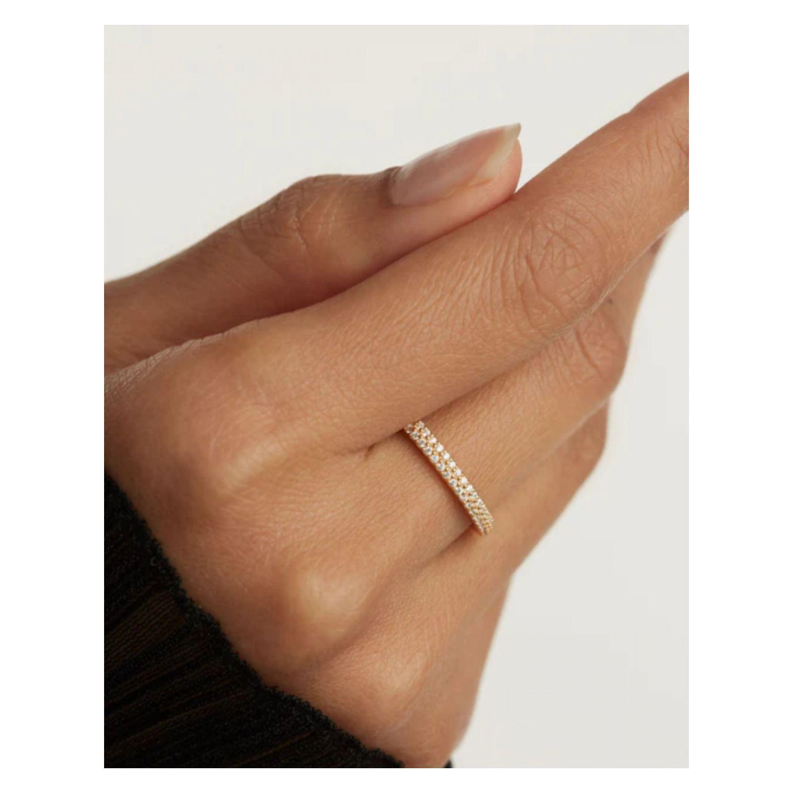 Anillo PDPaola An01-665-10 Dorado Mujer-2