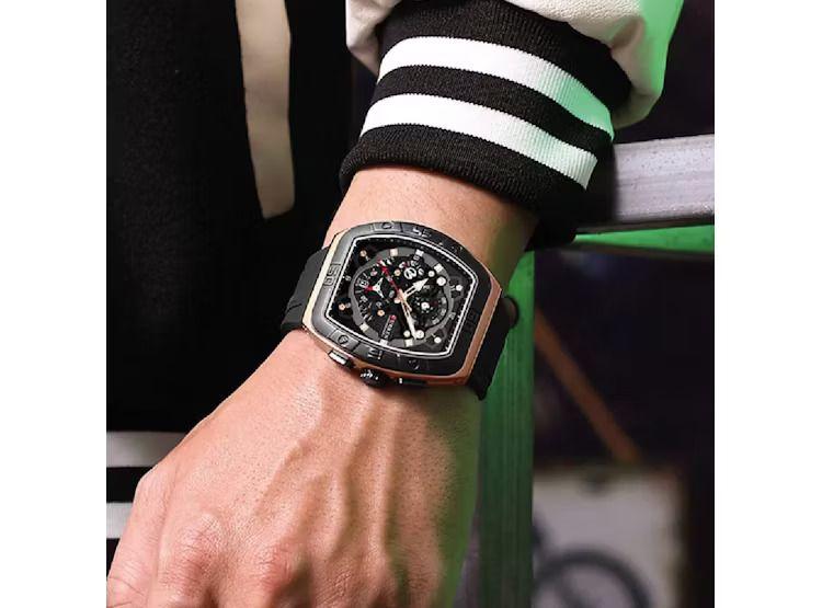 Reloj Curren KRED8704 Cuarzo Negro-3