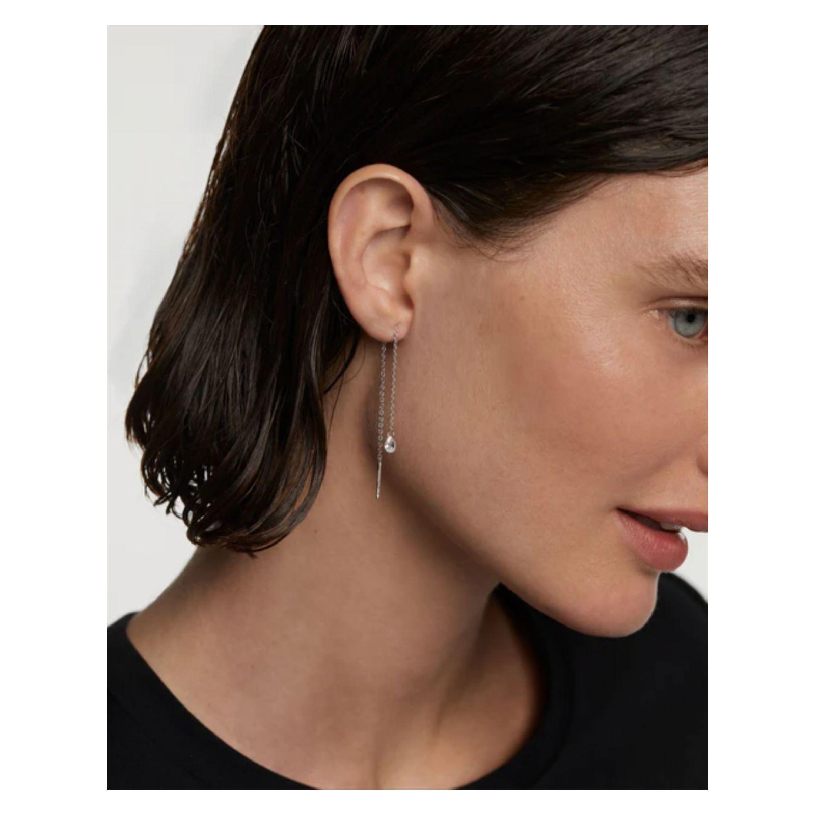 Aretes PDPaola Ar02-876-U Plateado Mujer-1