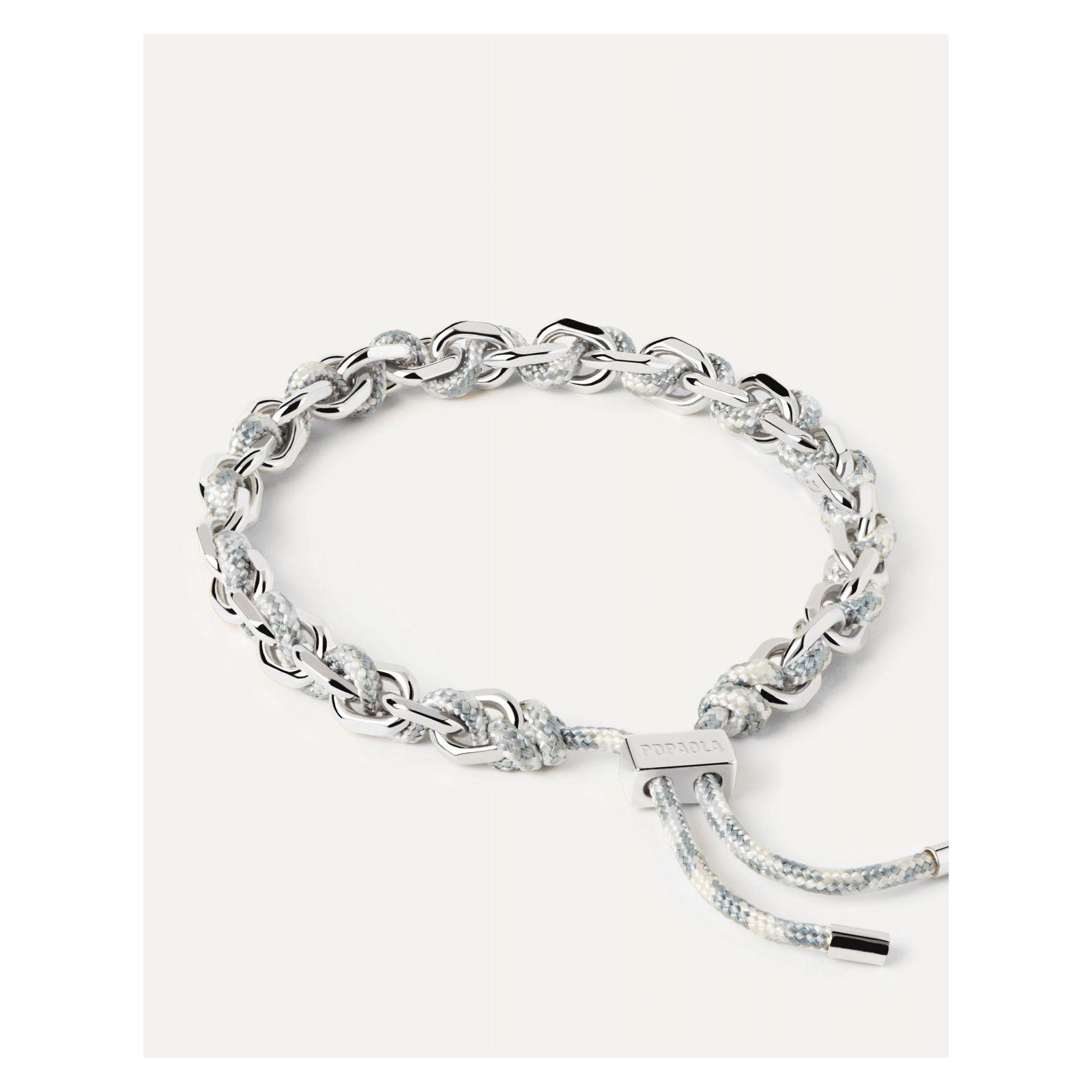 Pulsera PDPaola Pu02-682-U Plateado Unisex-0