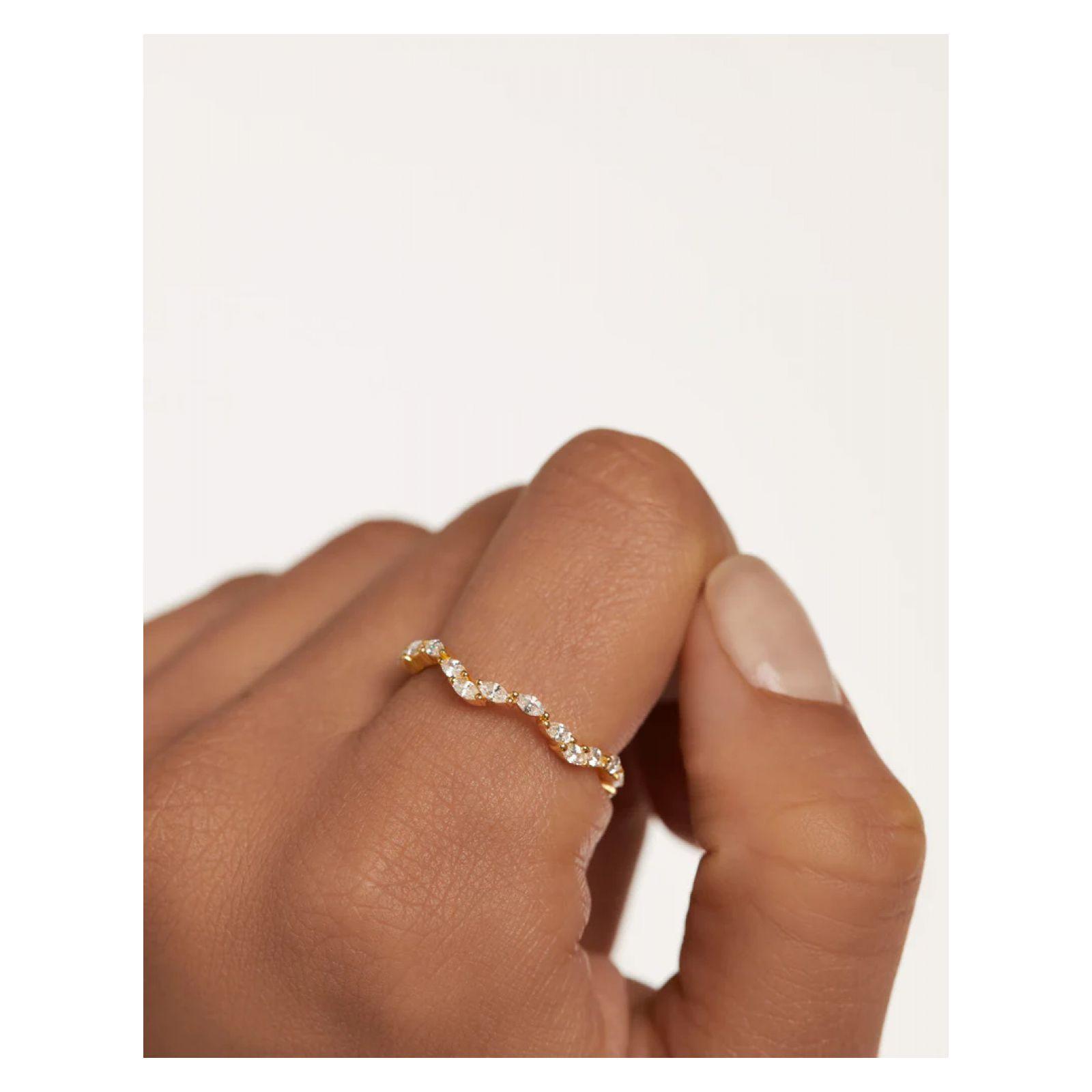 Anillo PDPaola An01-875-10 Dorado Mujer-2