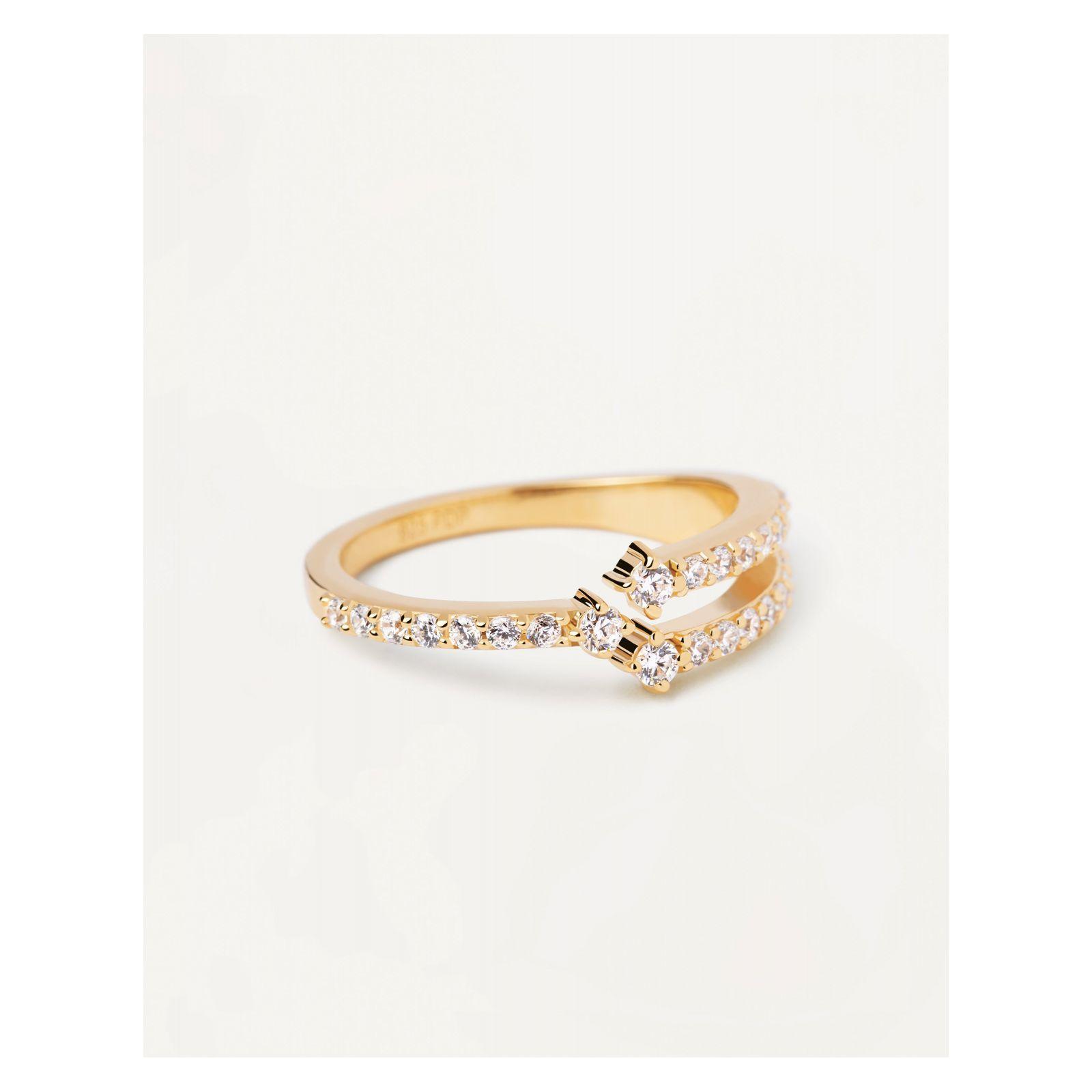Anillo PDPaola An01-865-10 Dorado Mujer-0