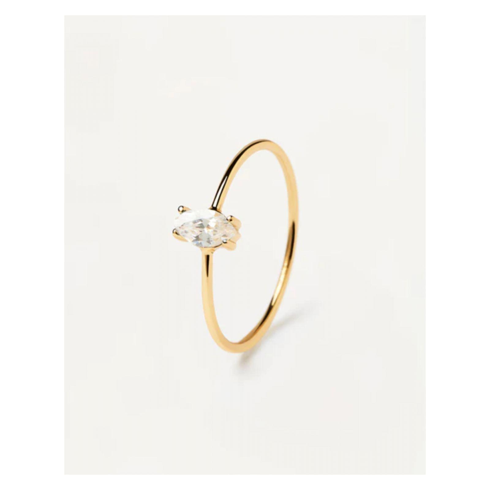Anillo PDPaola An01-211-14 Dorado Mujer-0