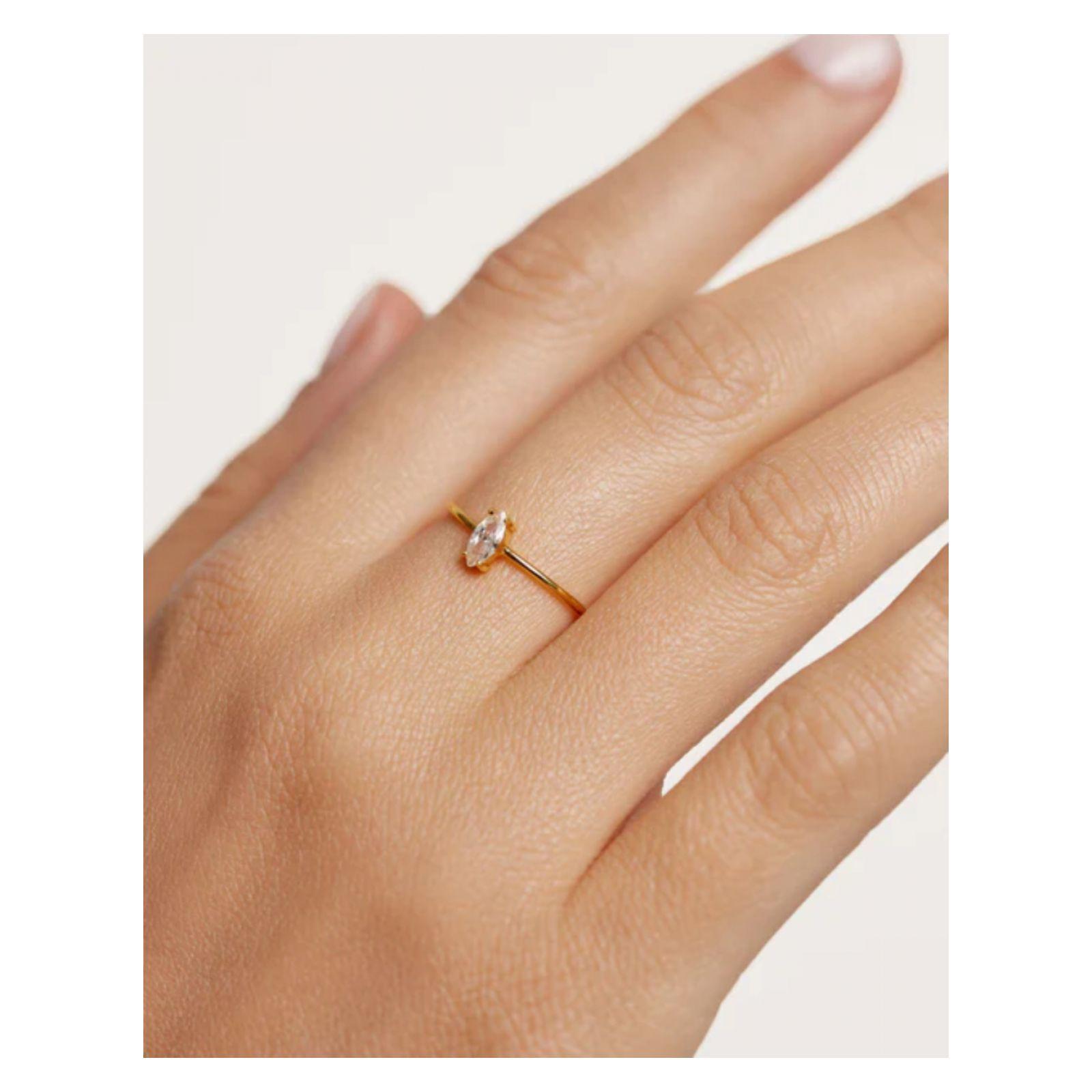 Anillo PDPaola An01-211-14 Dorado Mujer-2