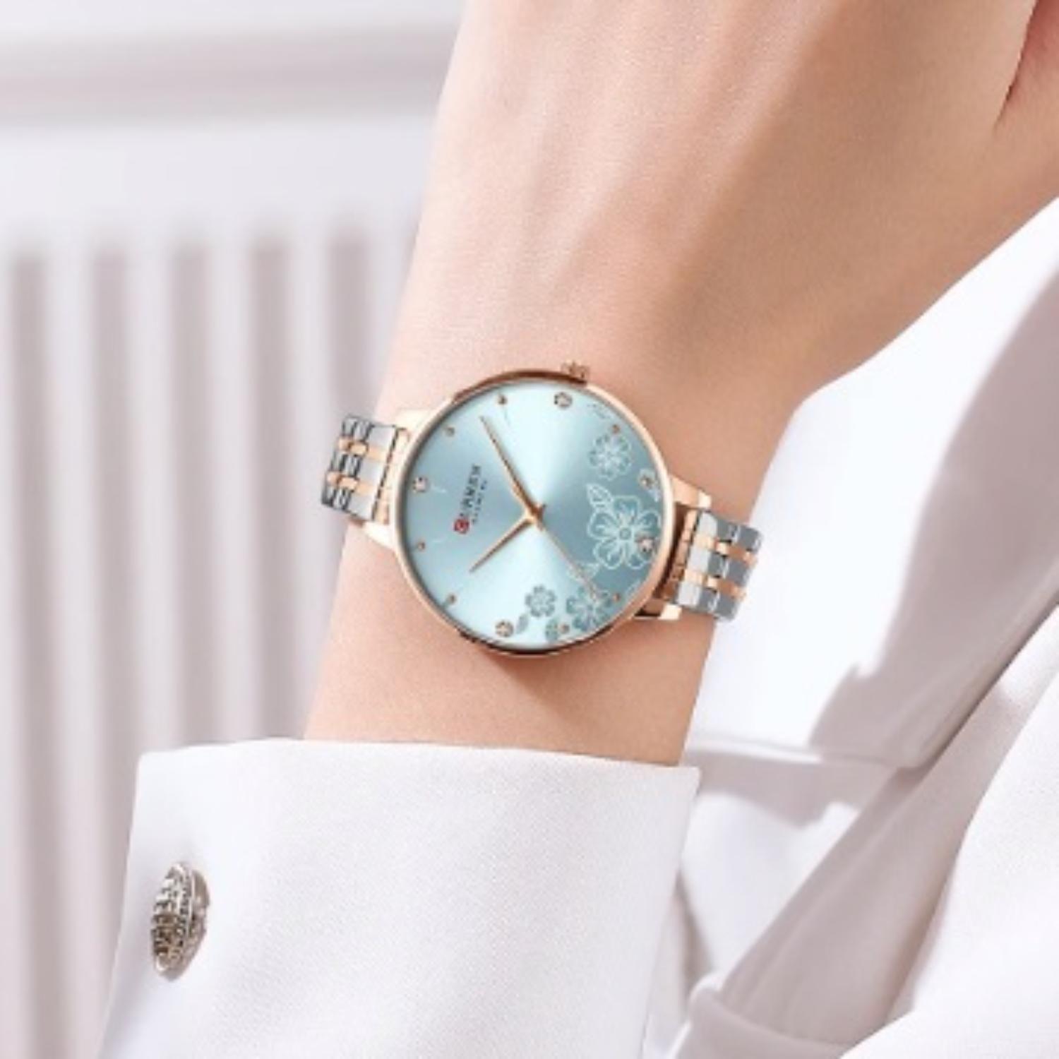 Reloj Curren KREd9505 9068 Cuarzo Plata-2