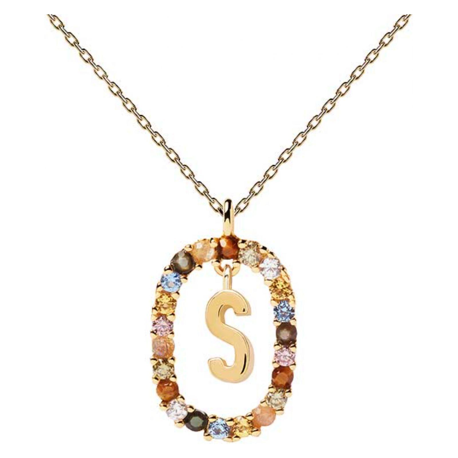 Collar PDPaola Co01-278-U Dorado Mujer-0