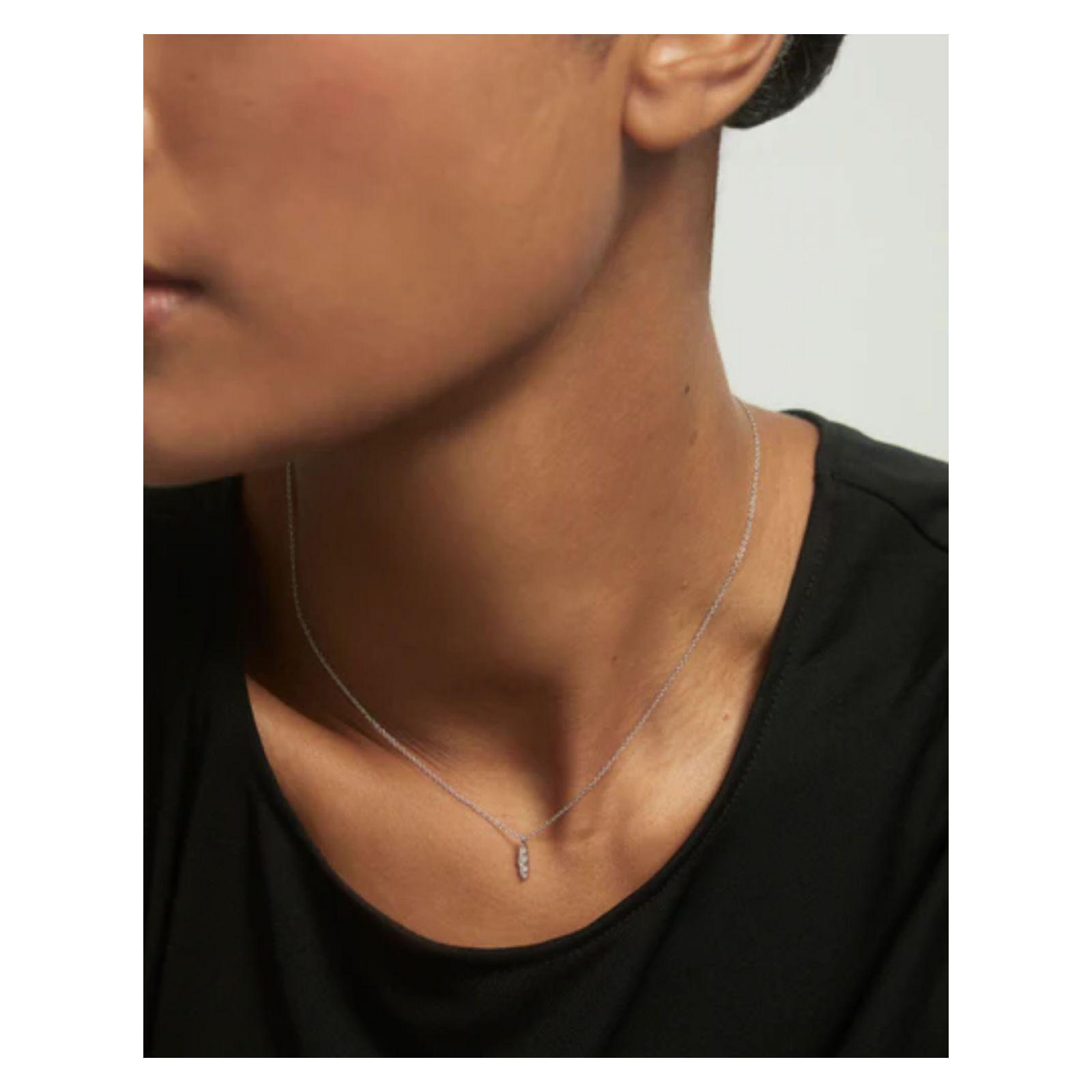 Collar PDPaola Co02-675-U Plateado Mujer-2