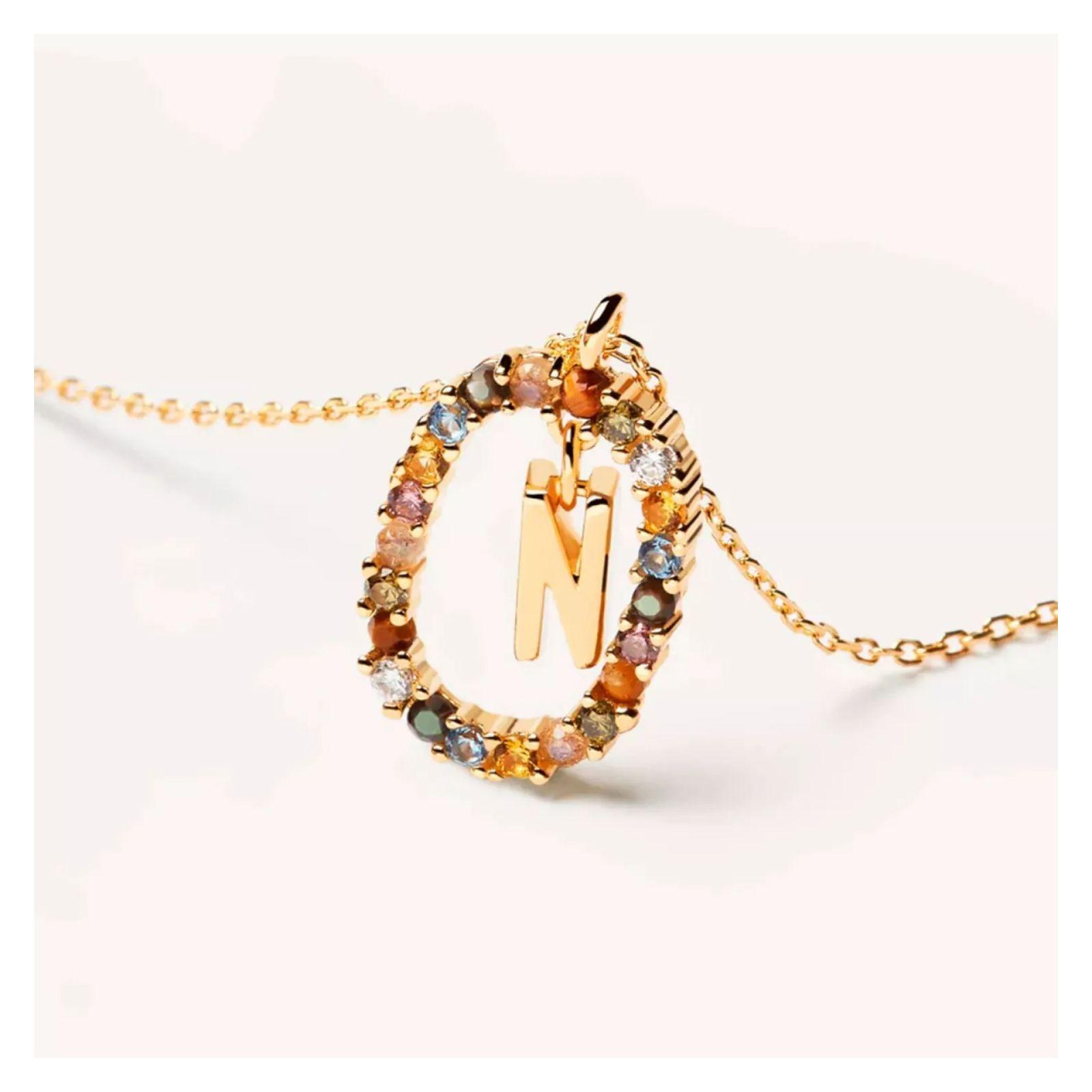 Collar PDPaola Co01-273-U Dorado Mujer-0