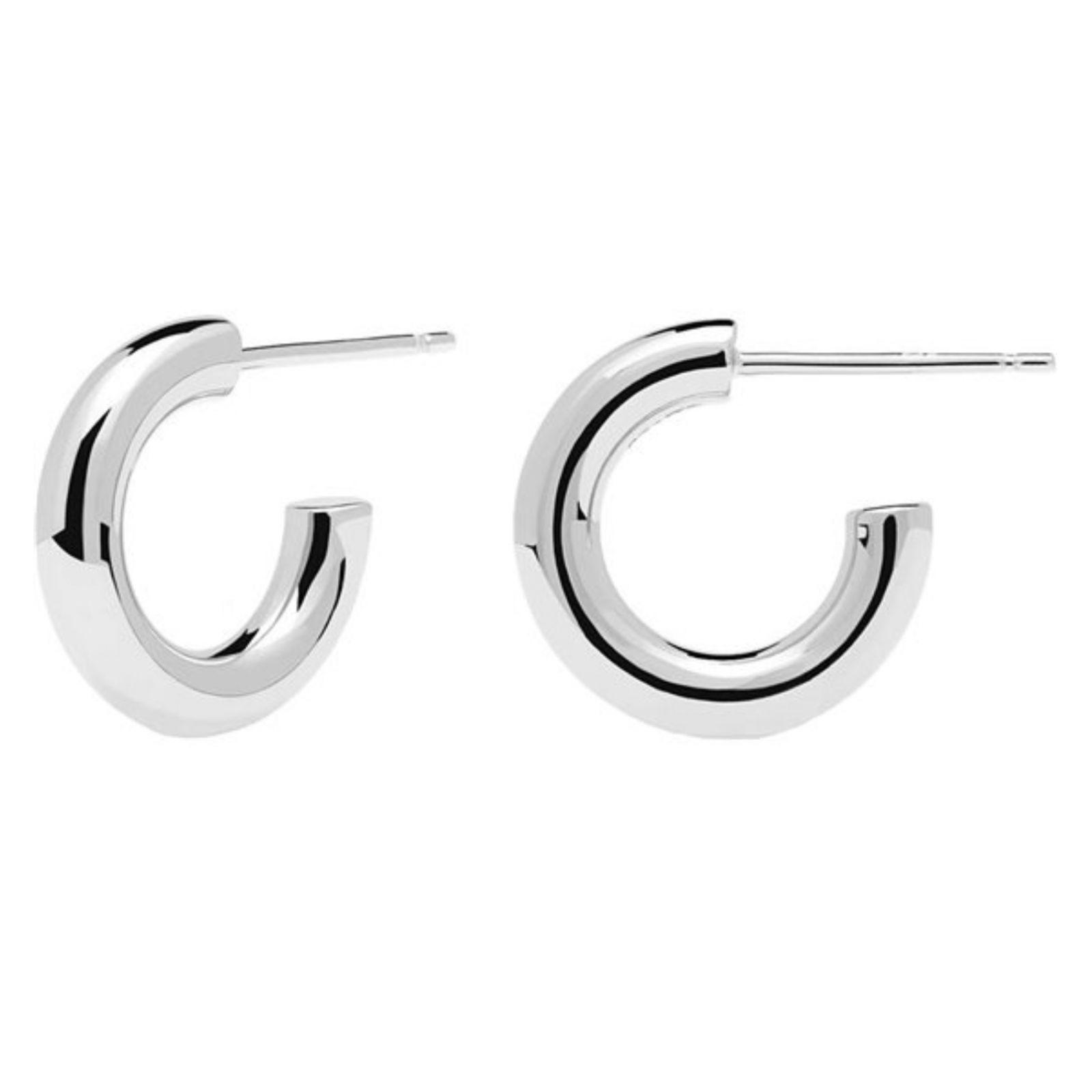 Aretes PDPaola Ar02-376-U Plateado Mujer-0