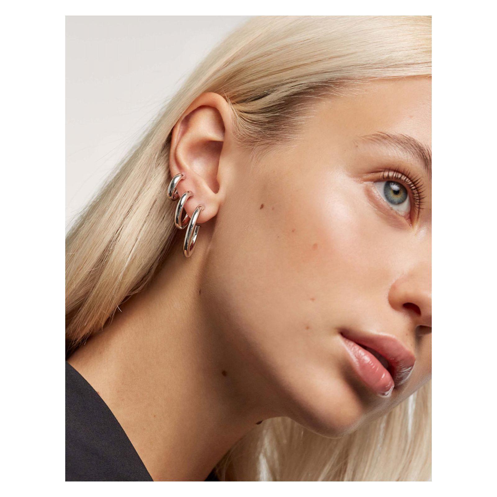 Aretes PDPaola Ar02-376-U Plateado Mujer-3