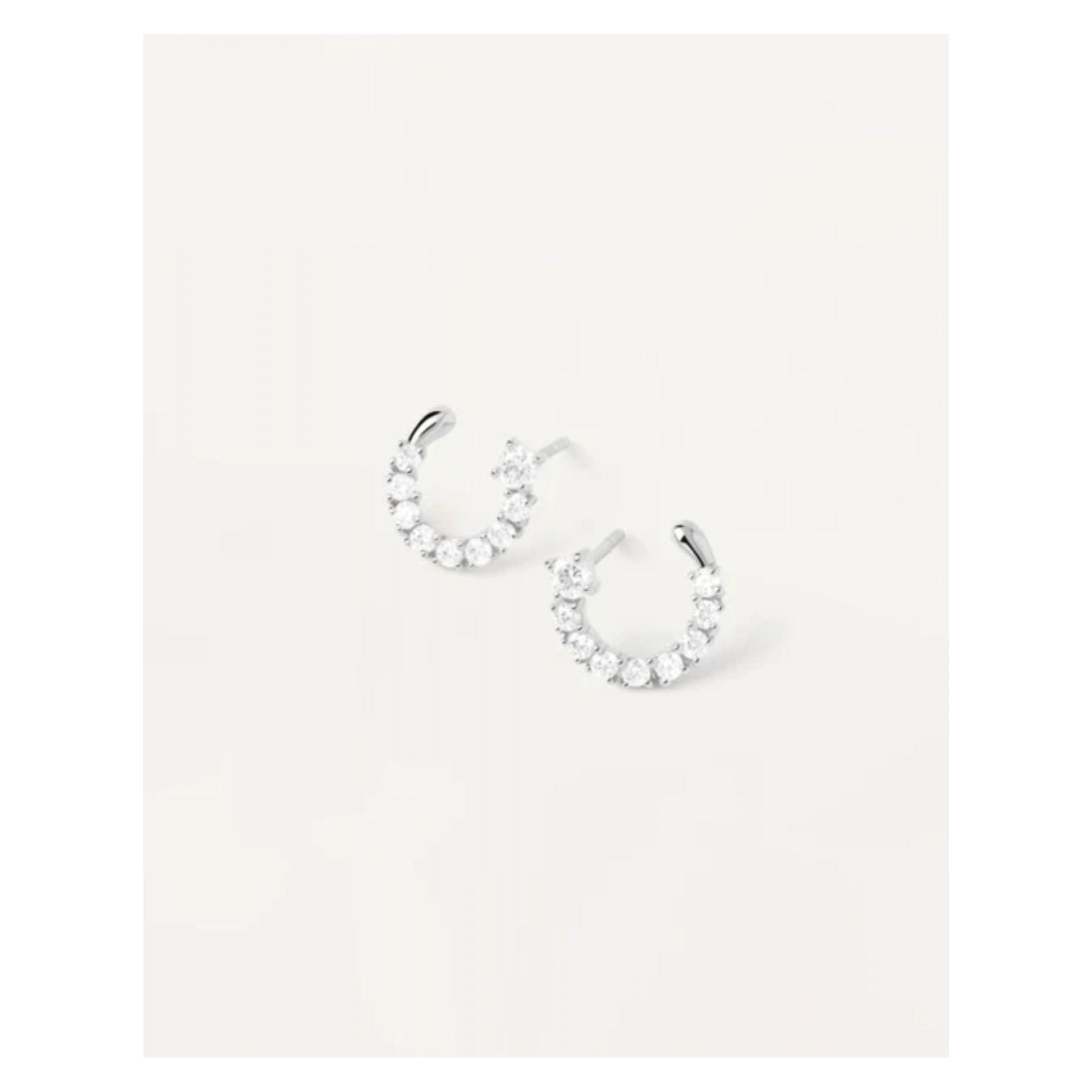 Aretes PDPaola Ar02-835-U Plateado Mujer-0