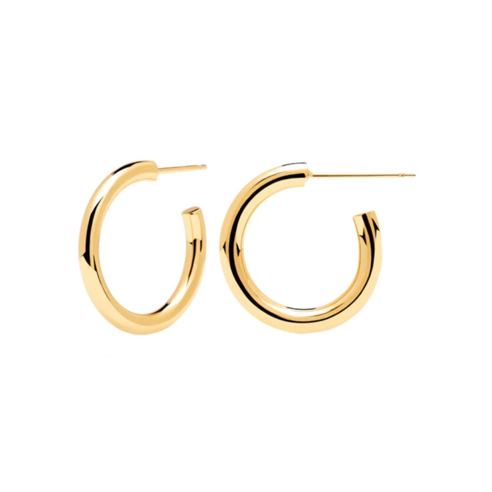 Aretes PDPaola Ar01-378-U Plateado Mujer-3